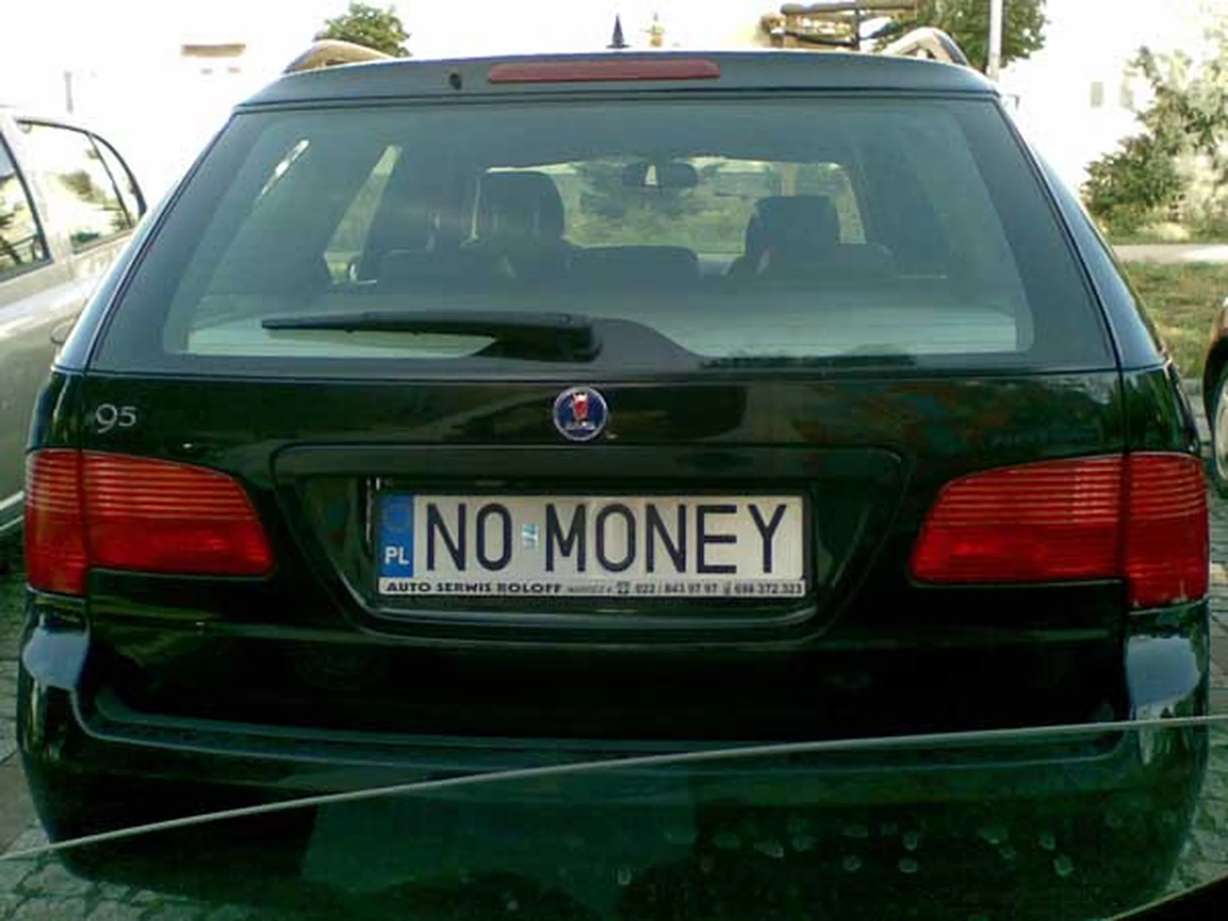 Fajny numer, blacha N0 MONEY