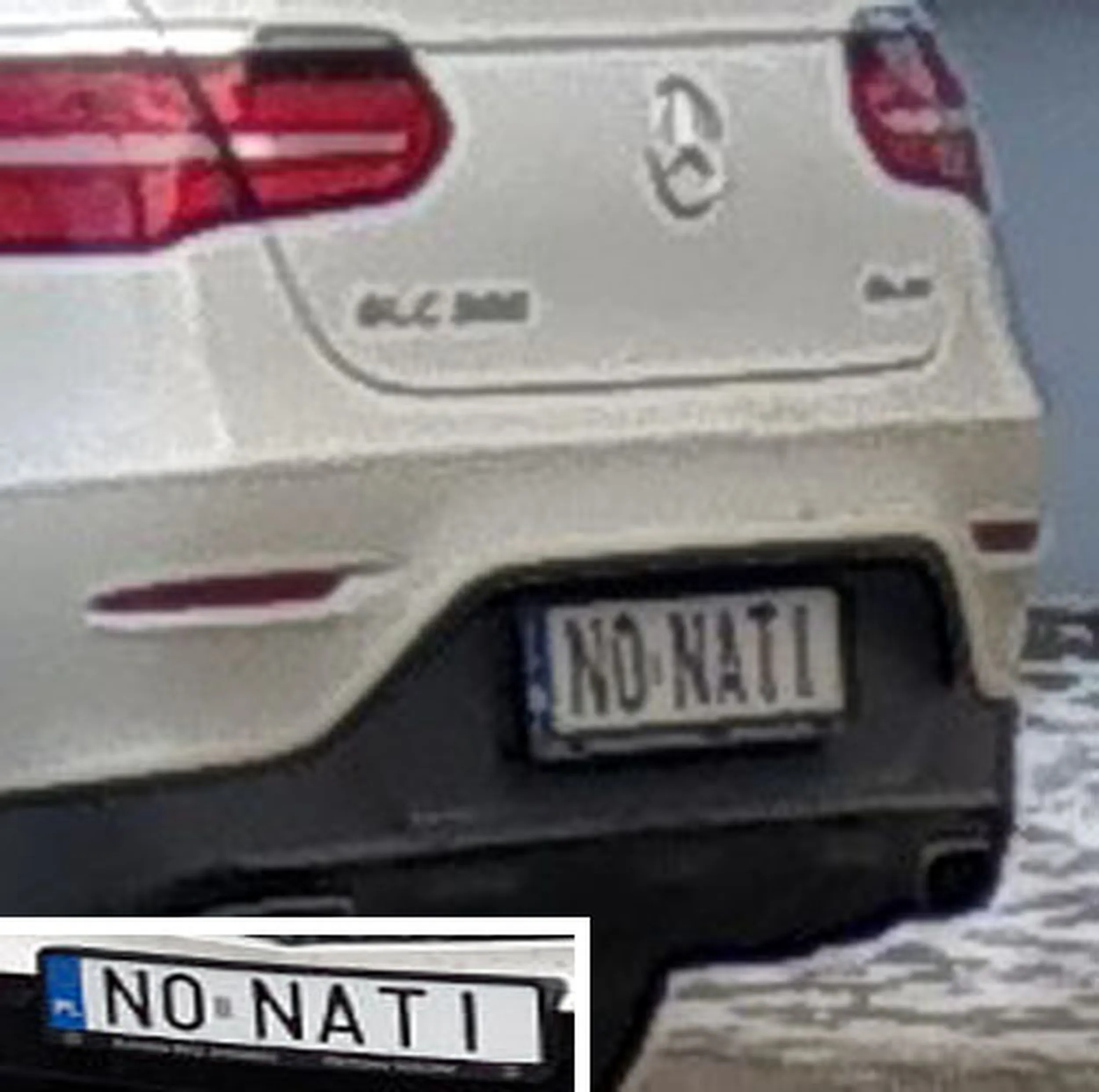 Fajny numer, blacha N0 NATI