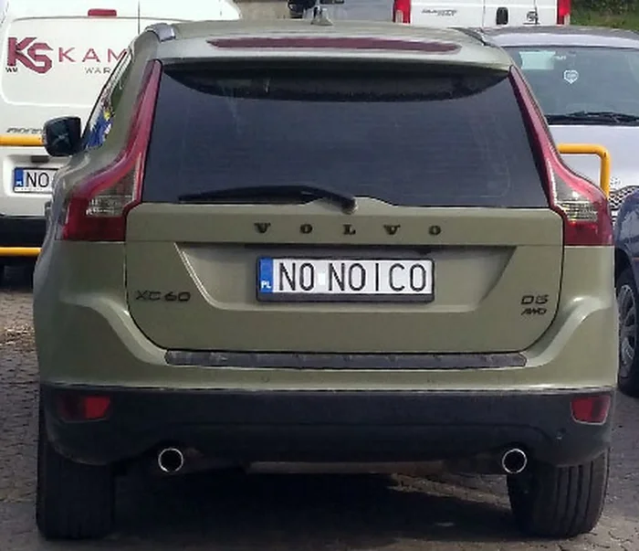 Fajny numer, blacha N0 NOICO