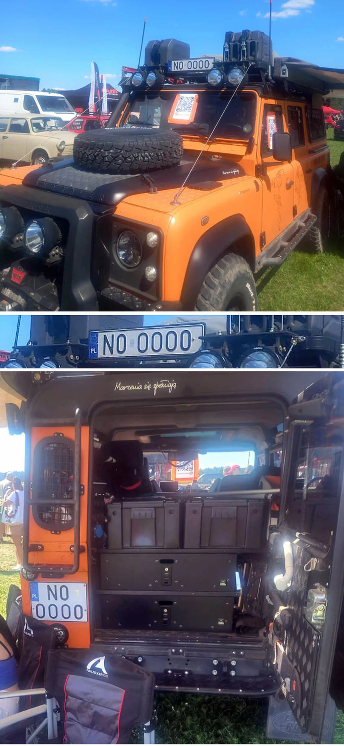 Fajny numer, blacha N0 OOO0