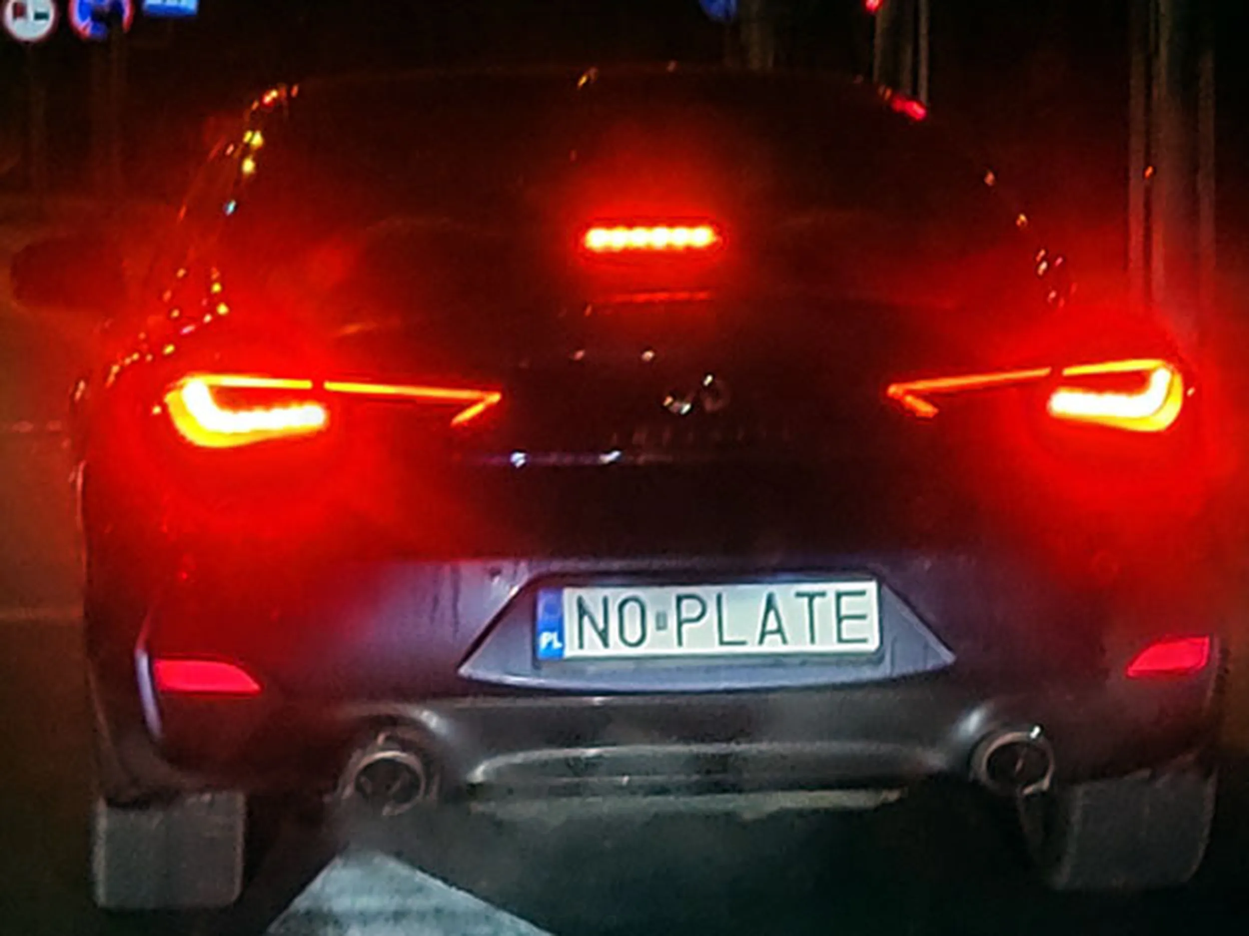 Fajny numer, blacha N0 PLATE