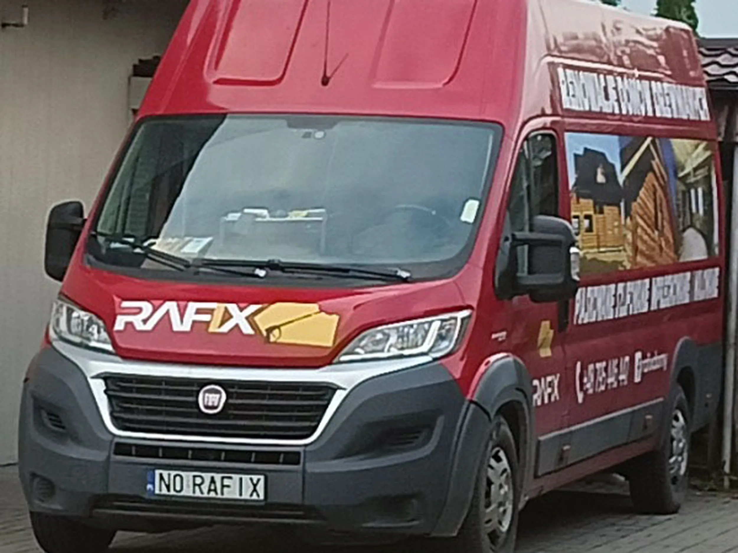 Fajny numer, blacha N0 RAFIX