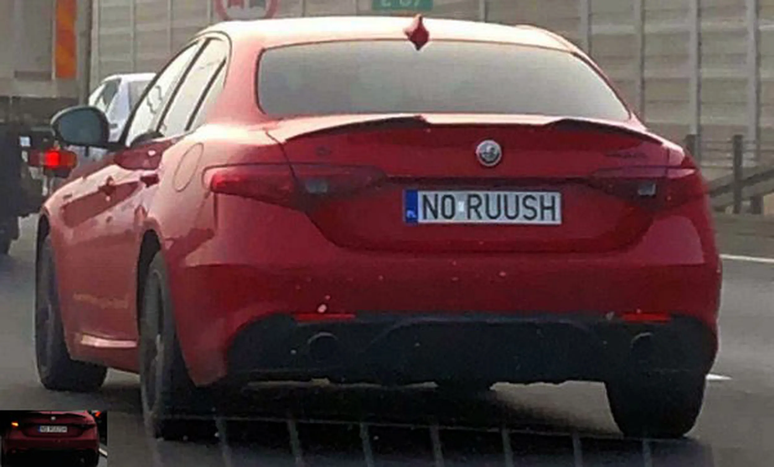 Fajny numer, blacha N0 RUUSH