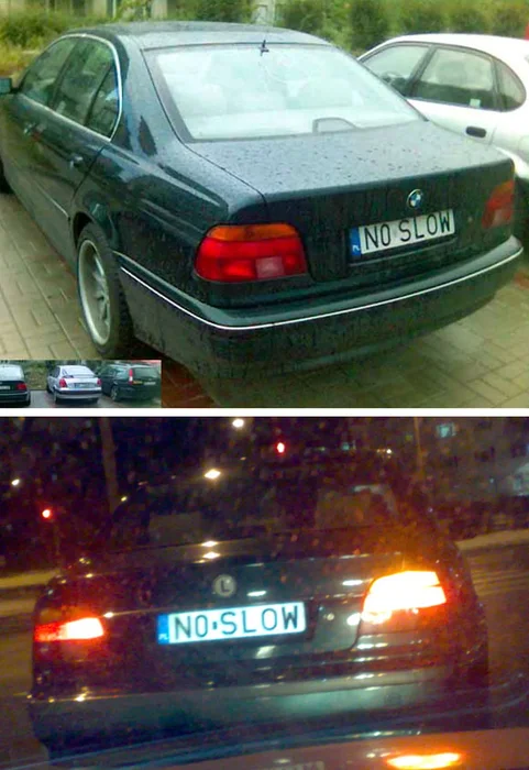 Fajny numer, blacha N0 SLOW