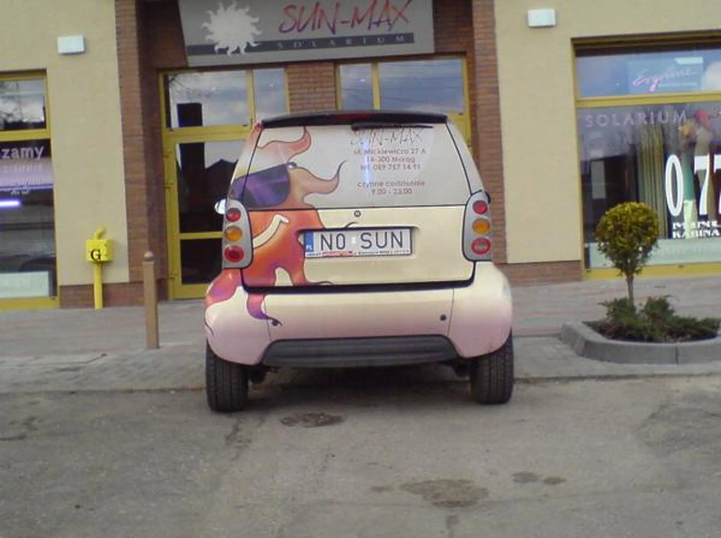 Fajny numer, blacha N0 SUN