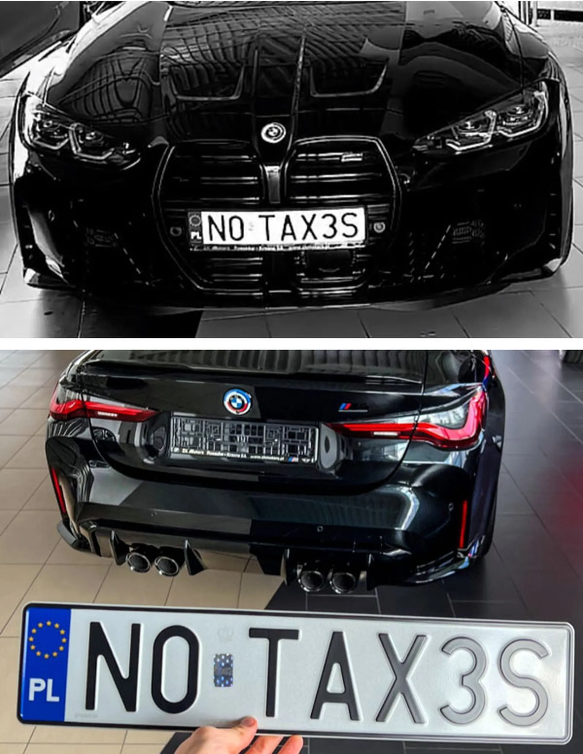 Fajny numer, blacha N0 TAX3S