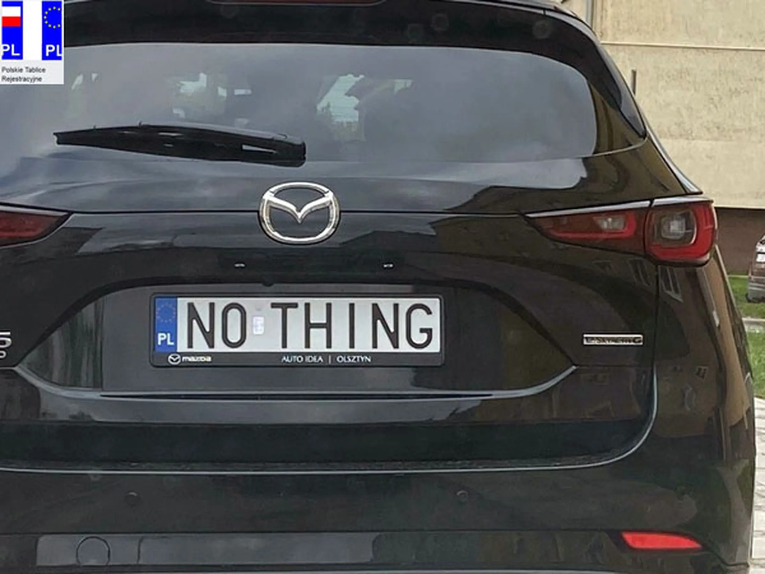 Fajny numer, blacha N0 THING