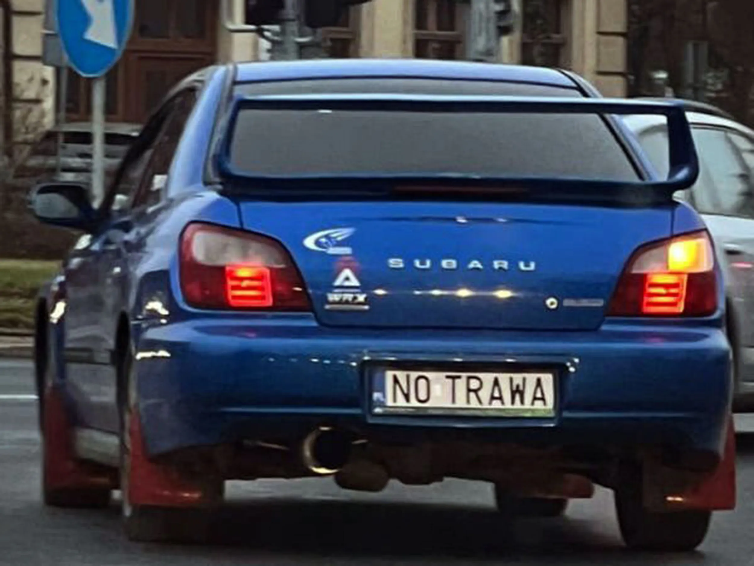 Fajny numer, blacha N0 TRAWA