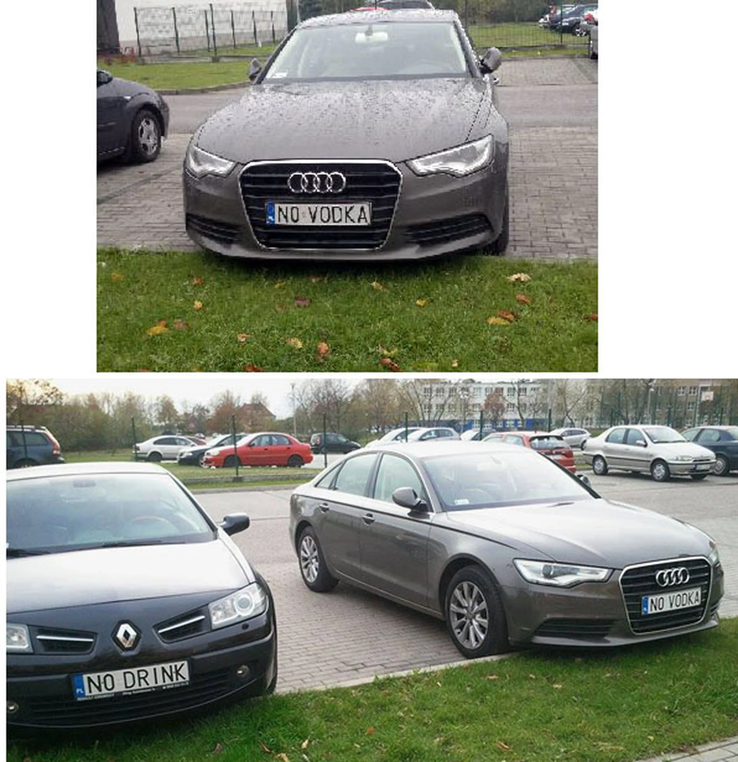 Fajny numer, blacha N0 VODKA