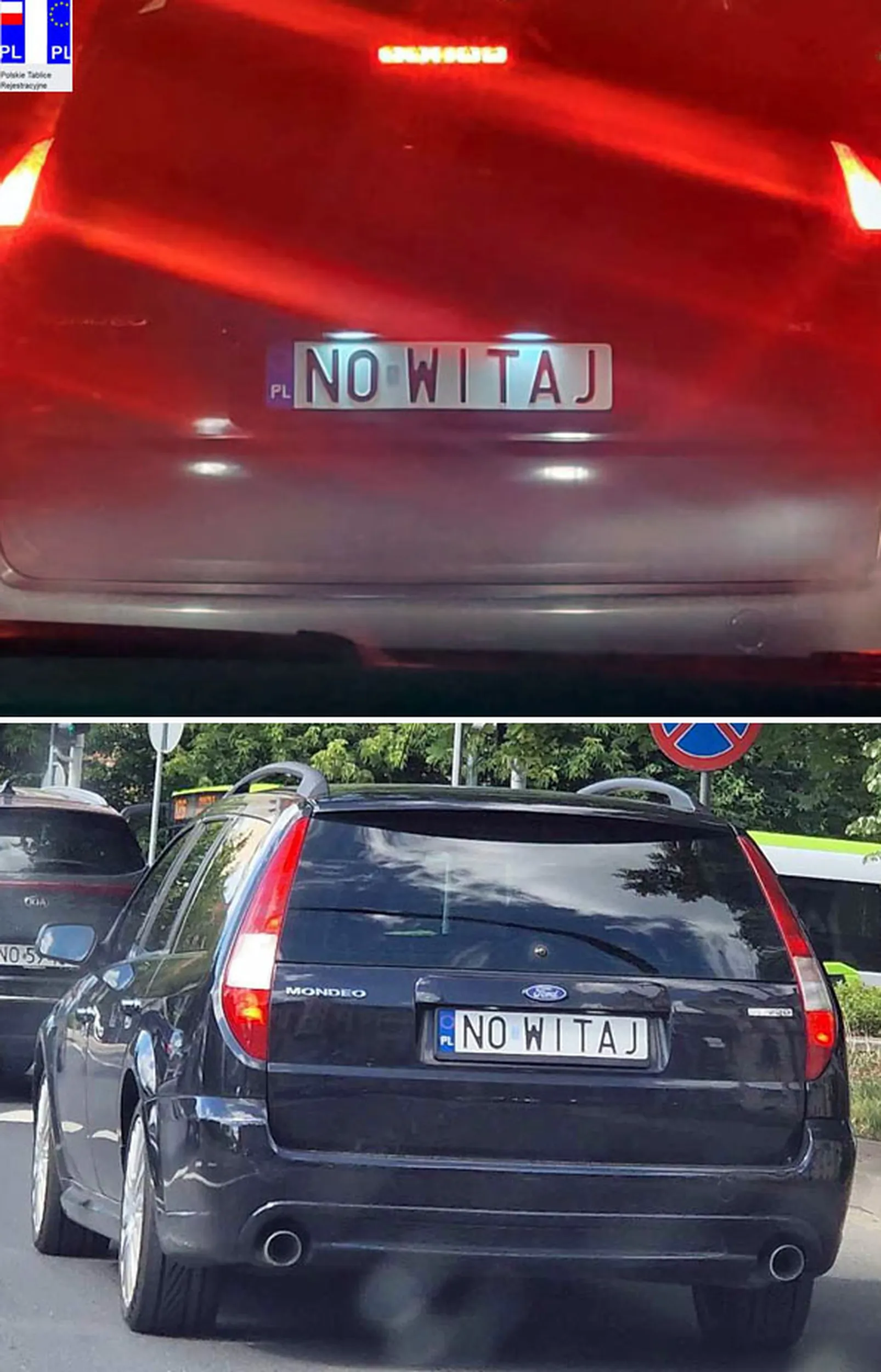 Fajny numer, blacha N0 WITAJ
