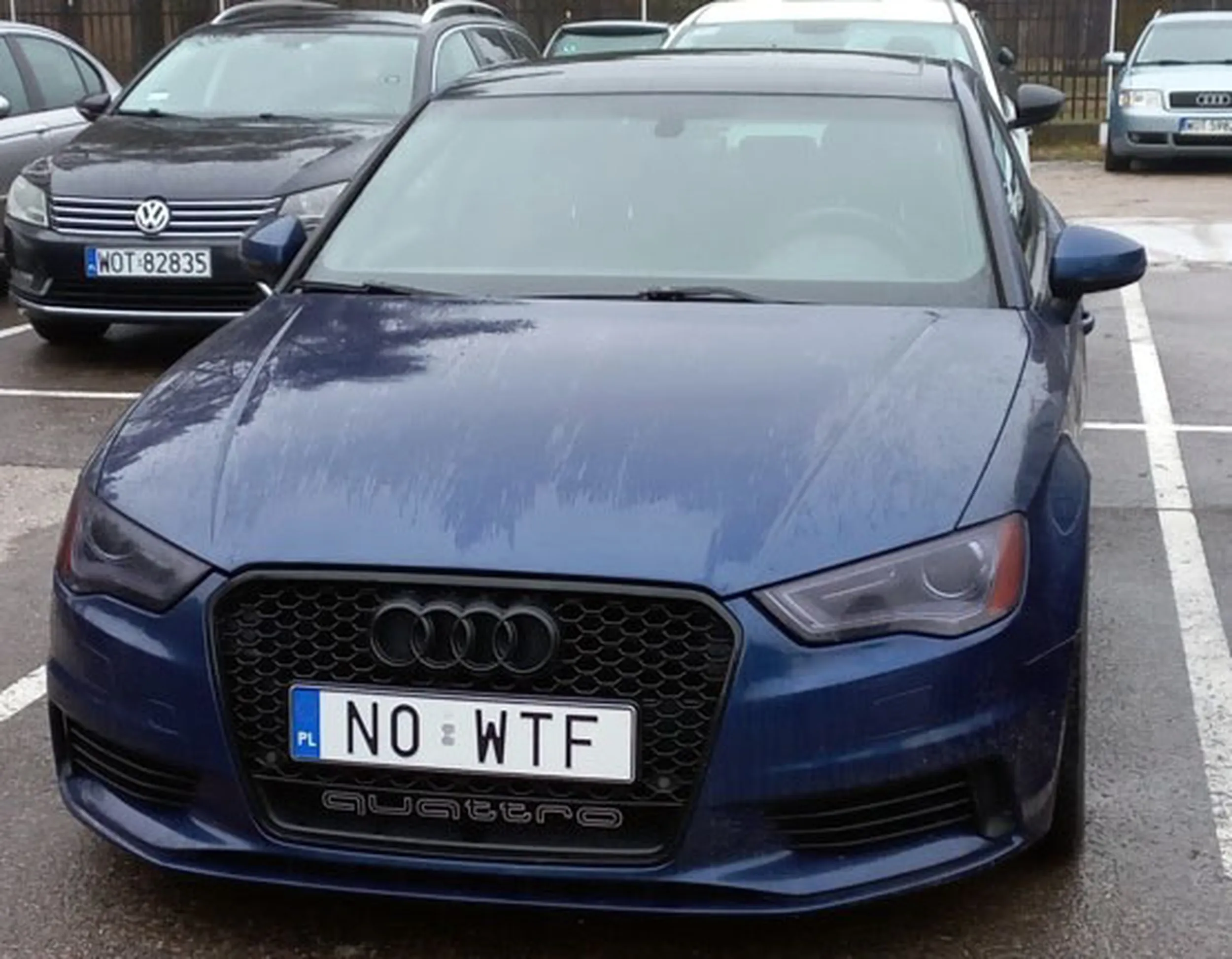 Fajny numer, blacha N0 WTF