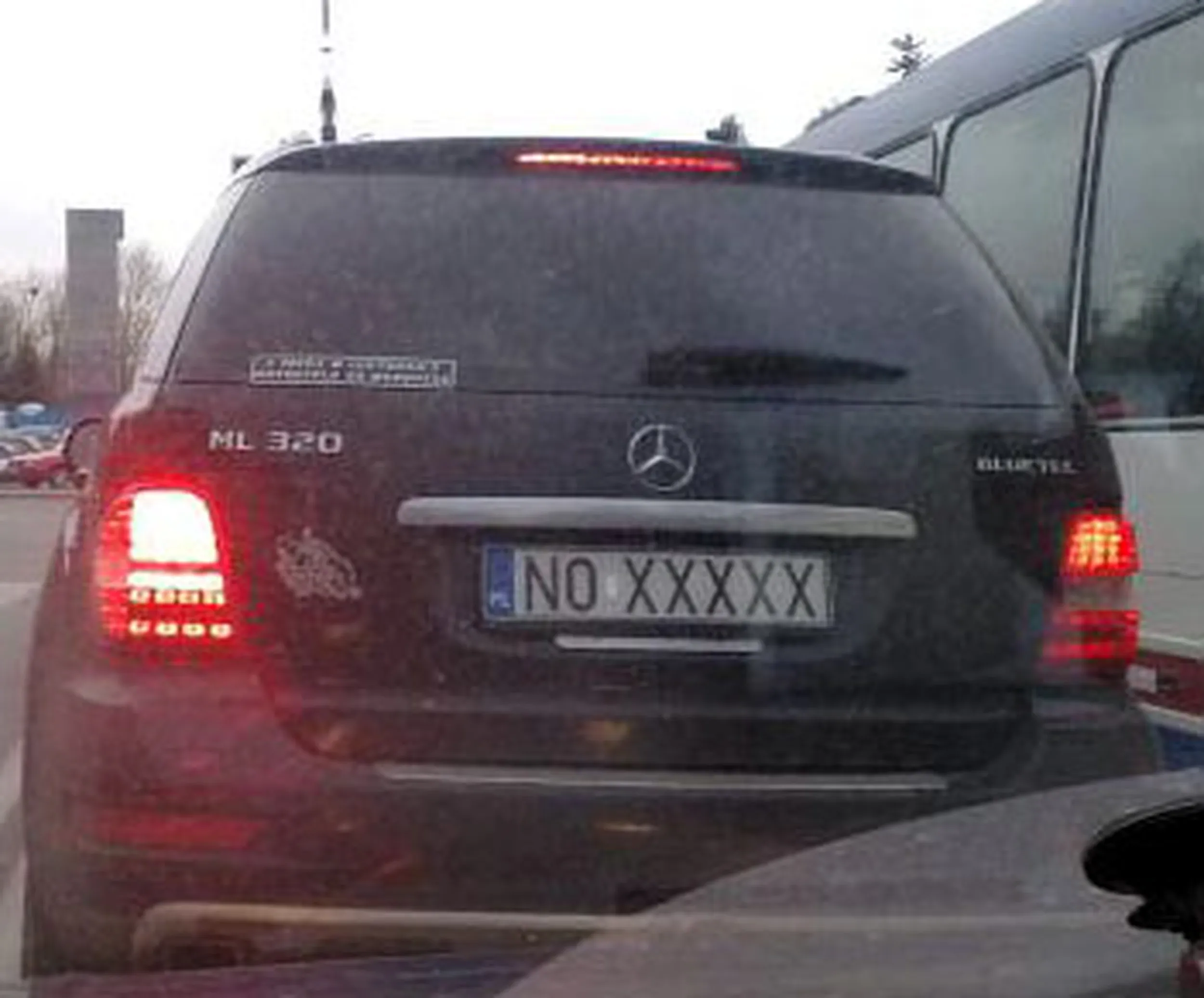 Fajny numer, blacha N0 XXXXX