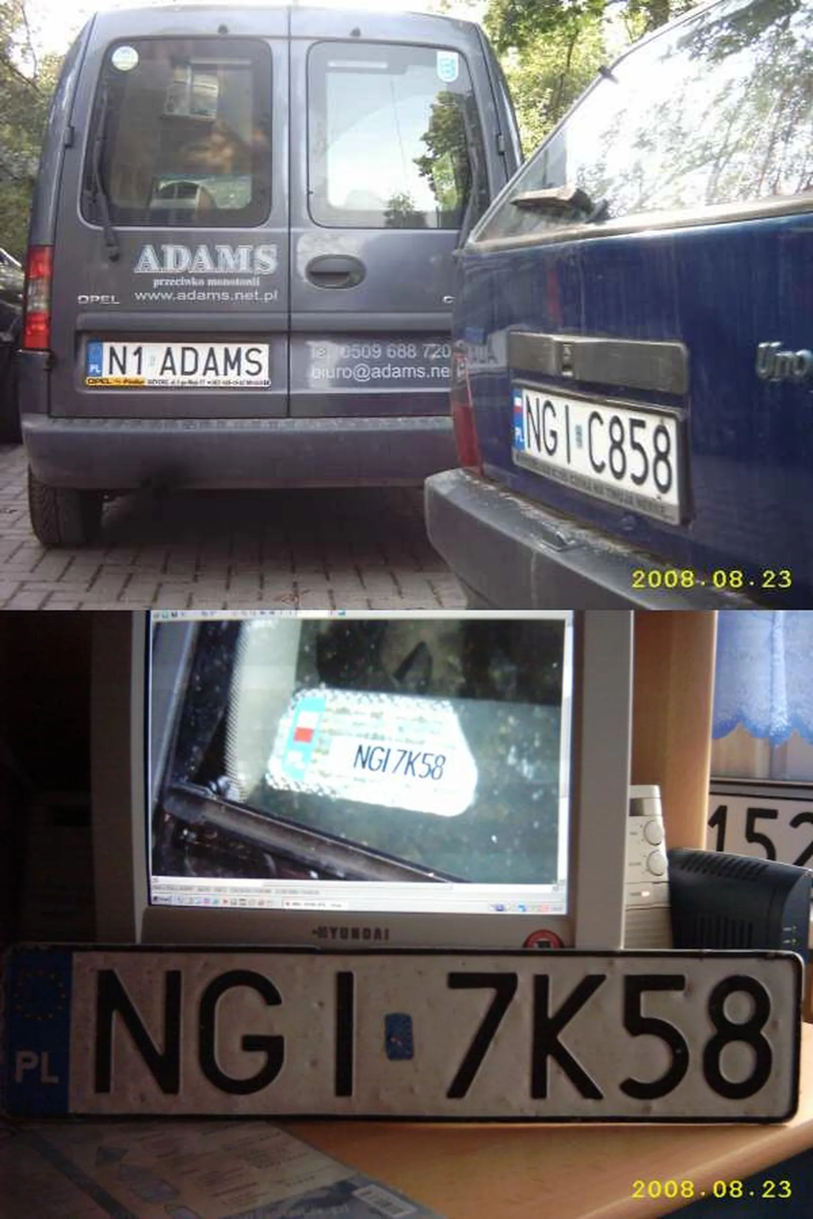 Fajny numer, blacha N1 ADAMS