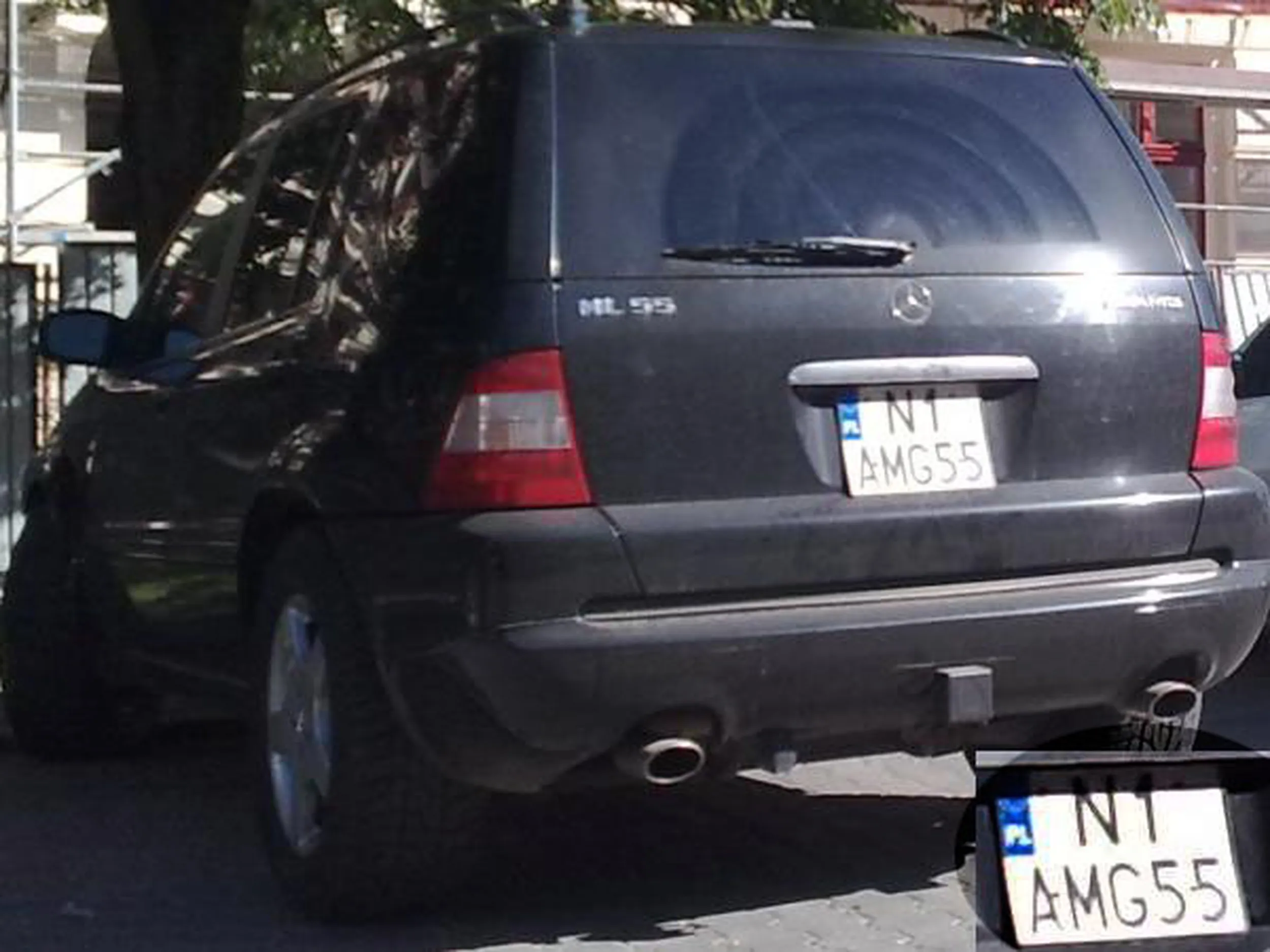 Fajny numer, blacha N1 AMG55