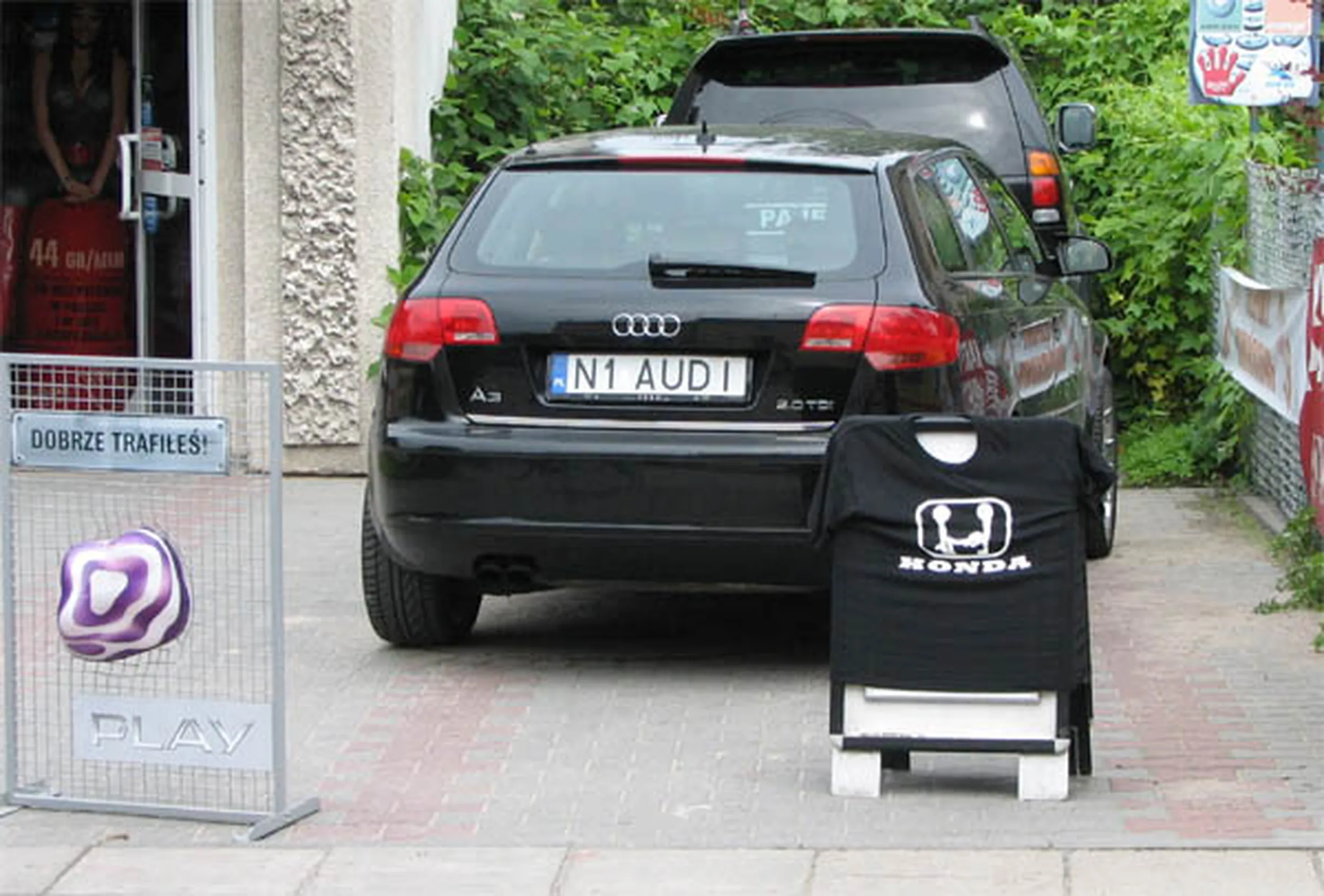 Fajny numer, blacha N1 AUDI