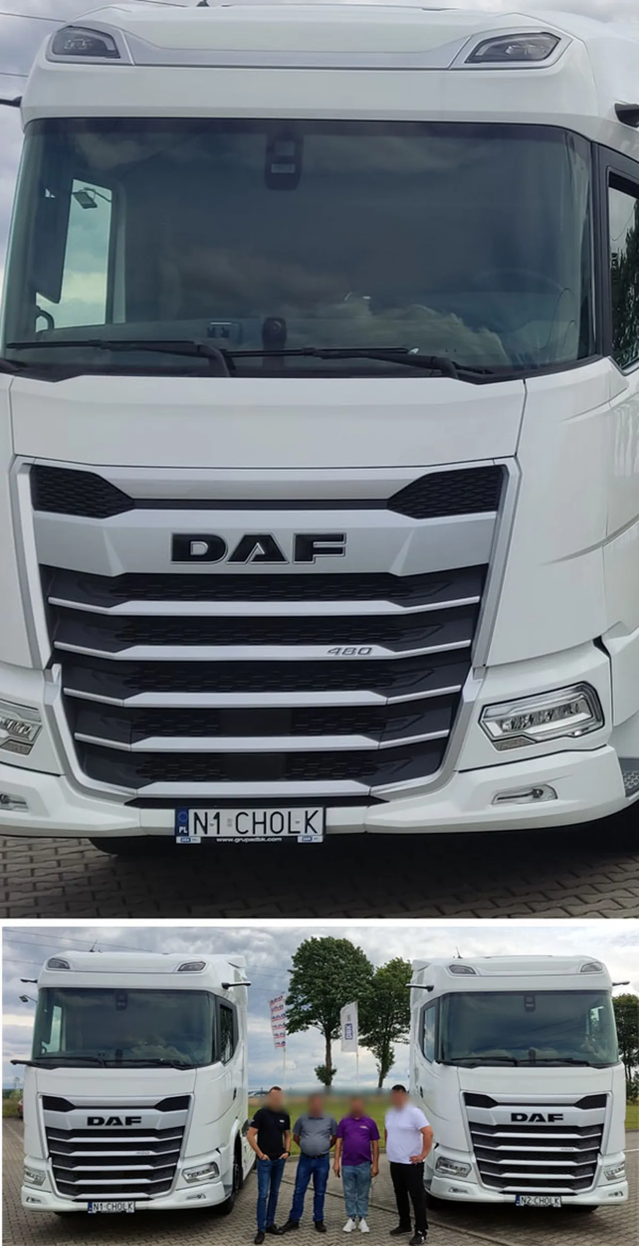 Fajny numer, blacha N1 CHOLK