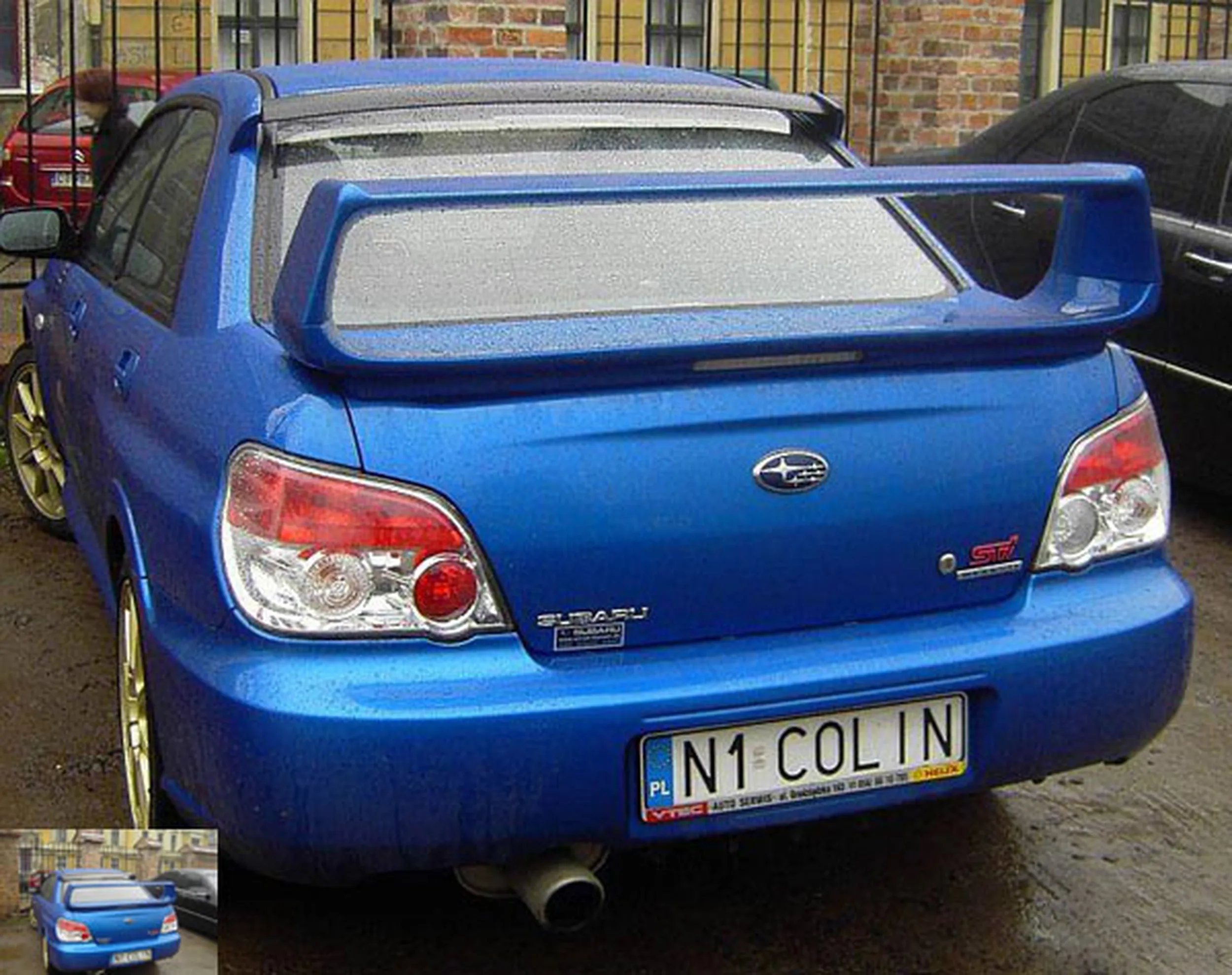 Fajny numer, blacha N1 COLIN