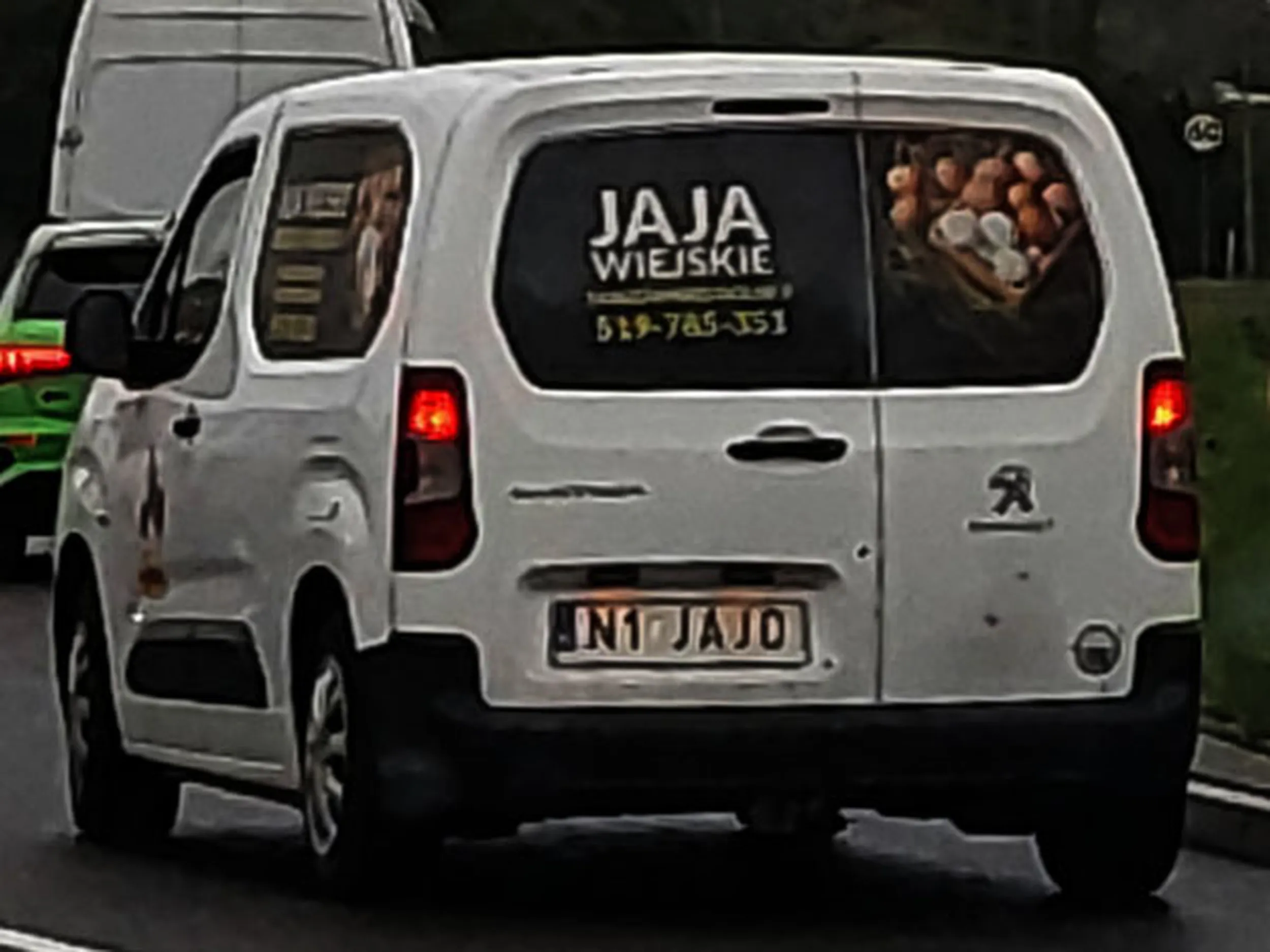 Fajny numer, blacha N1 JAJO