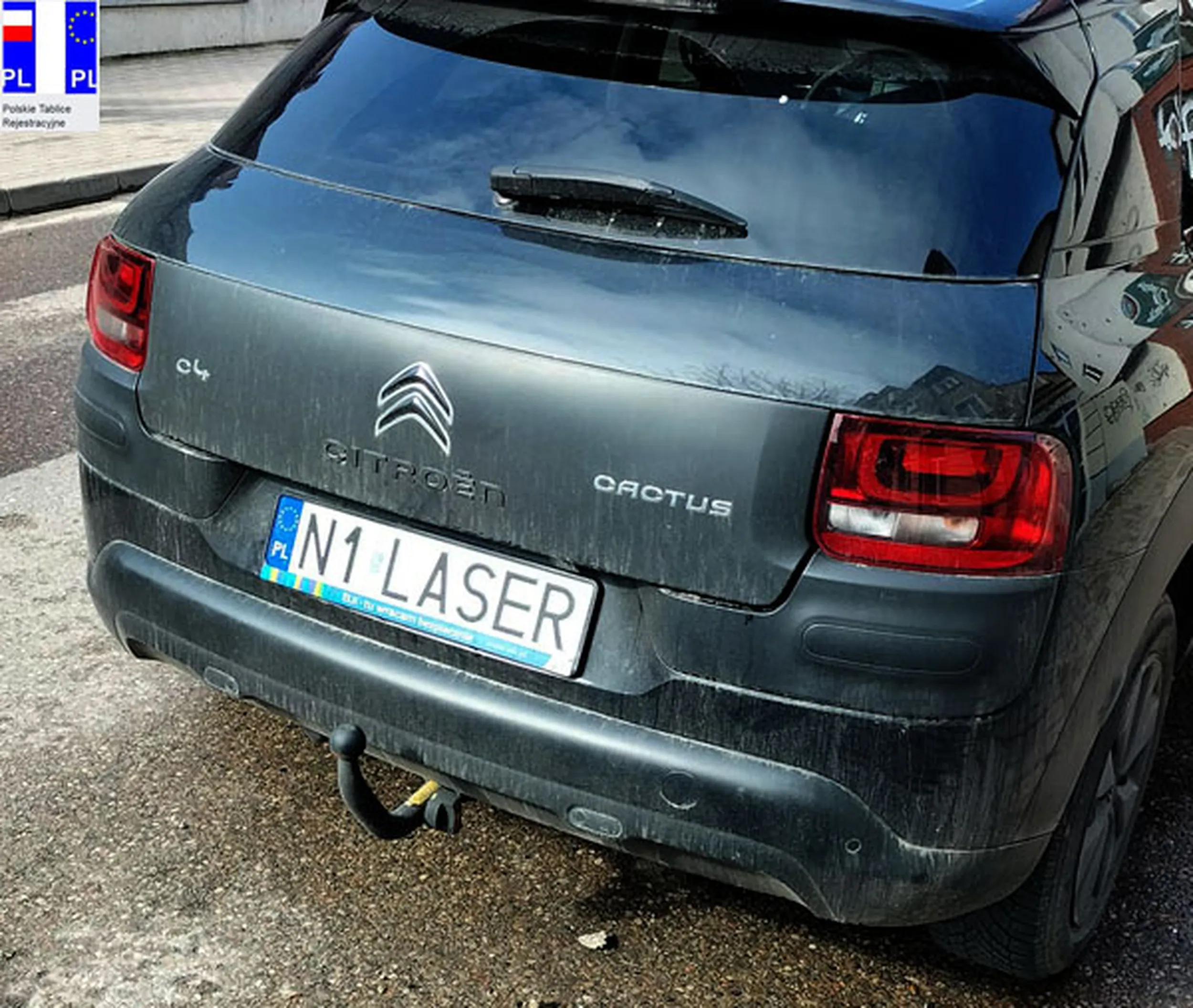 Fajny numer, blacha N1 LASER