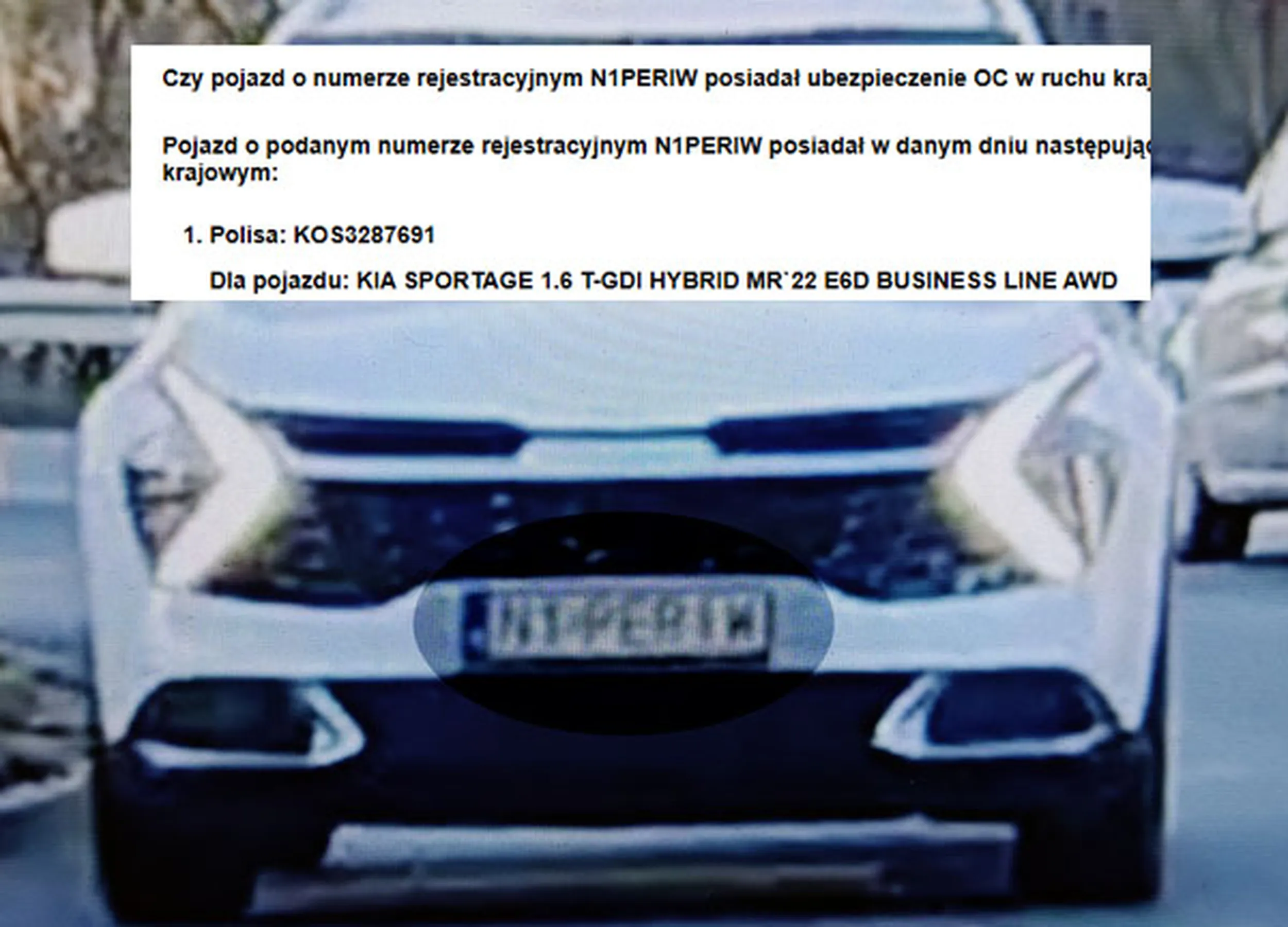 Fajny numer, blacha N1 PERIW