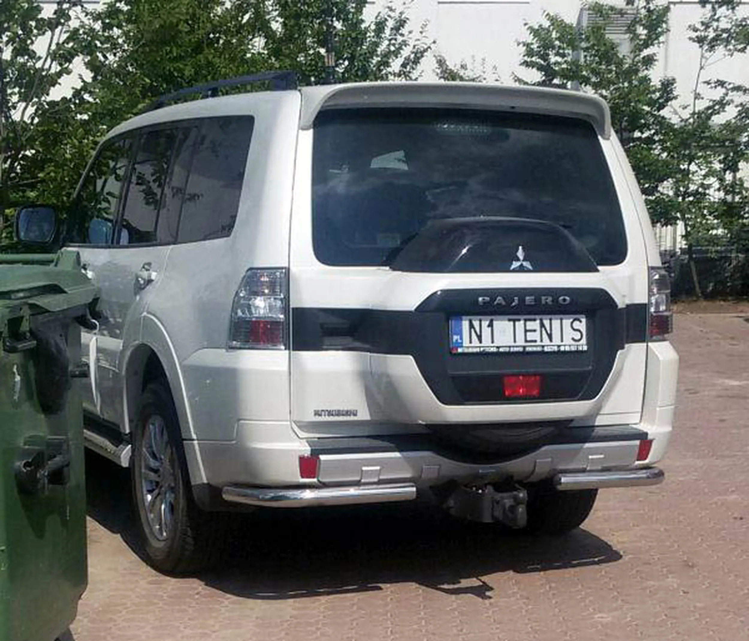 Fajny numer, blacha N1 TENIS