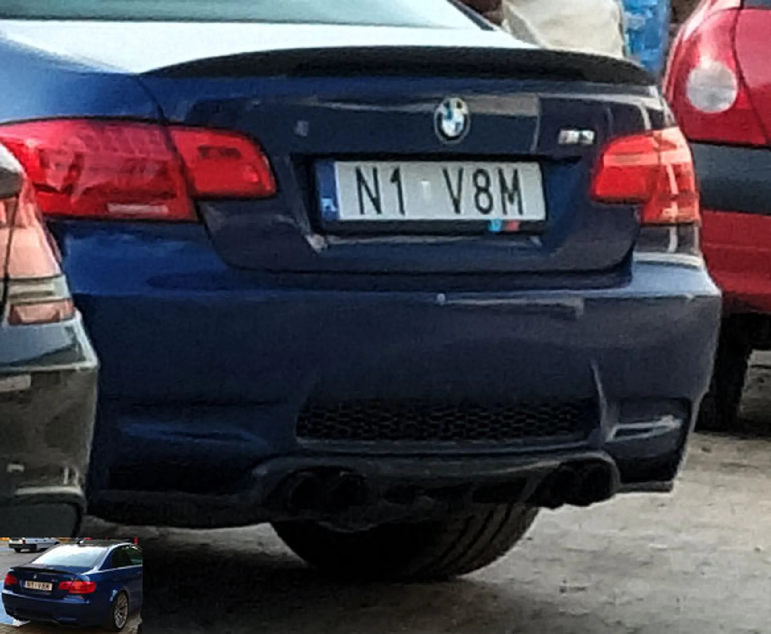 Fajny numer, blacha N1 V8M