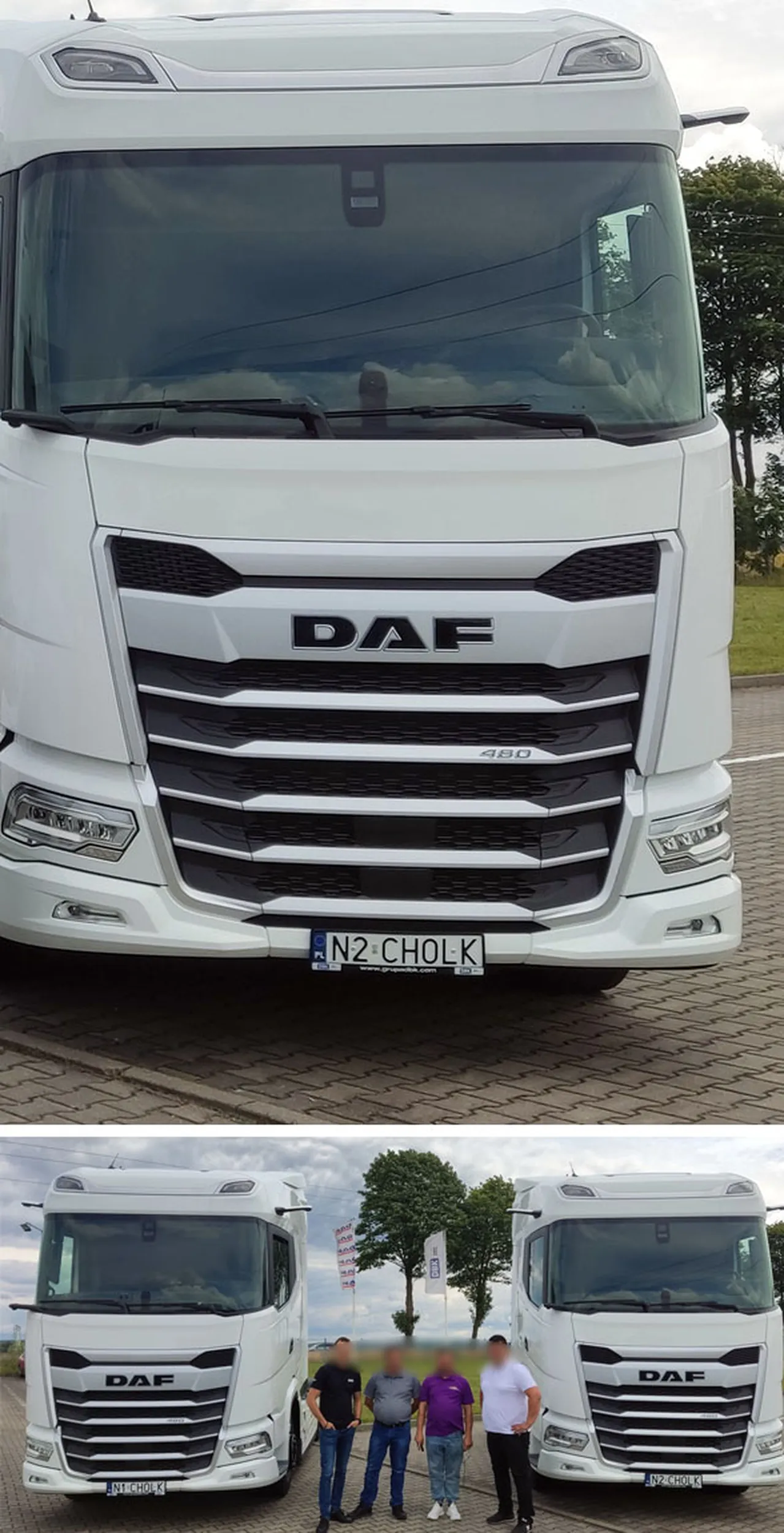 Fajny numer, blacha N2 CHOLK