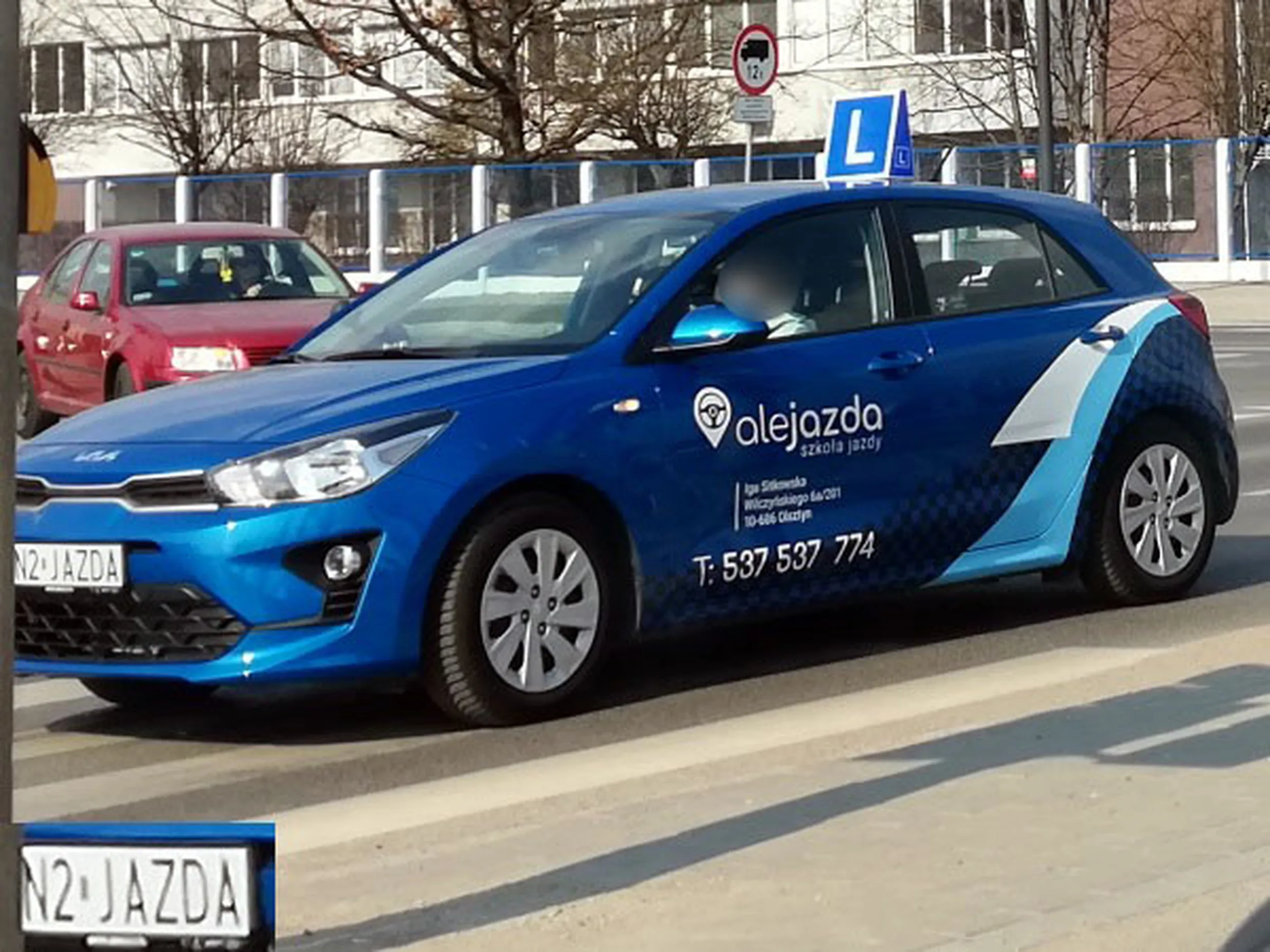 Fajny numer, blacha N2 JAZDA