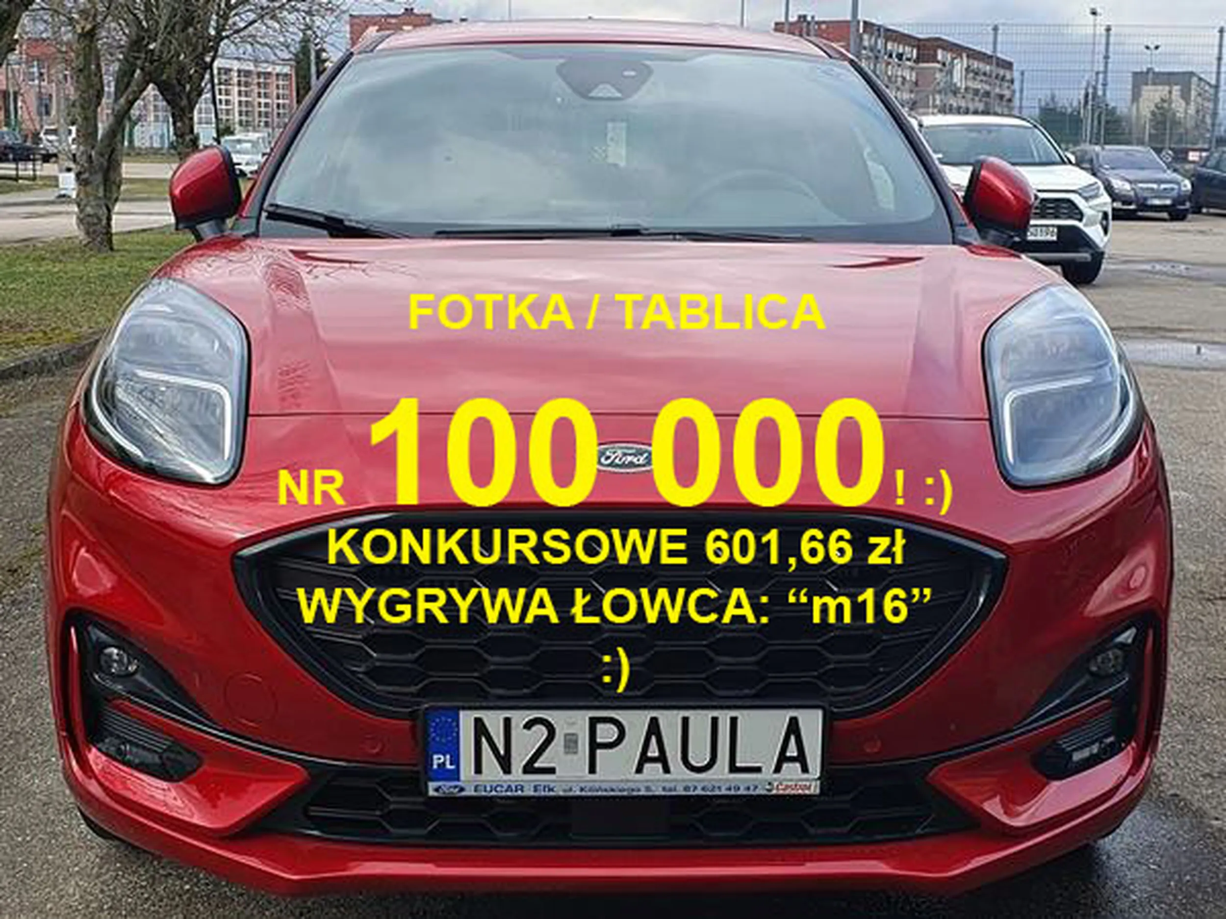 Fajny numer, blacha N2 PAULA