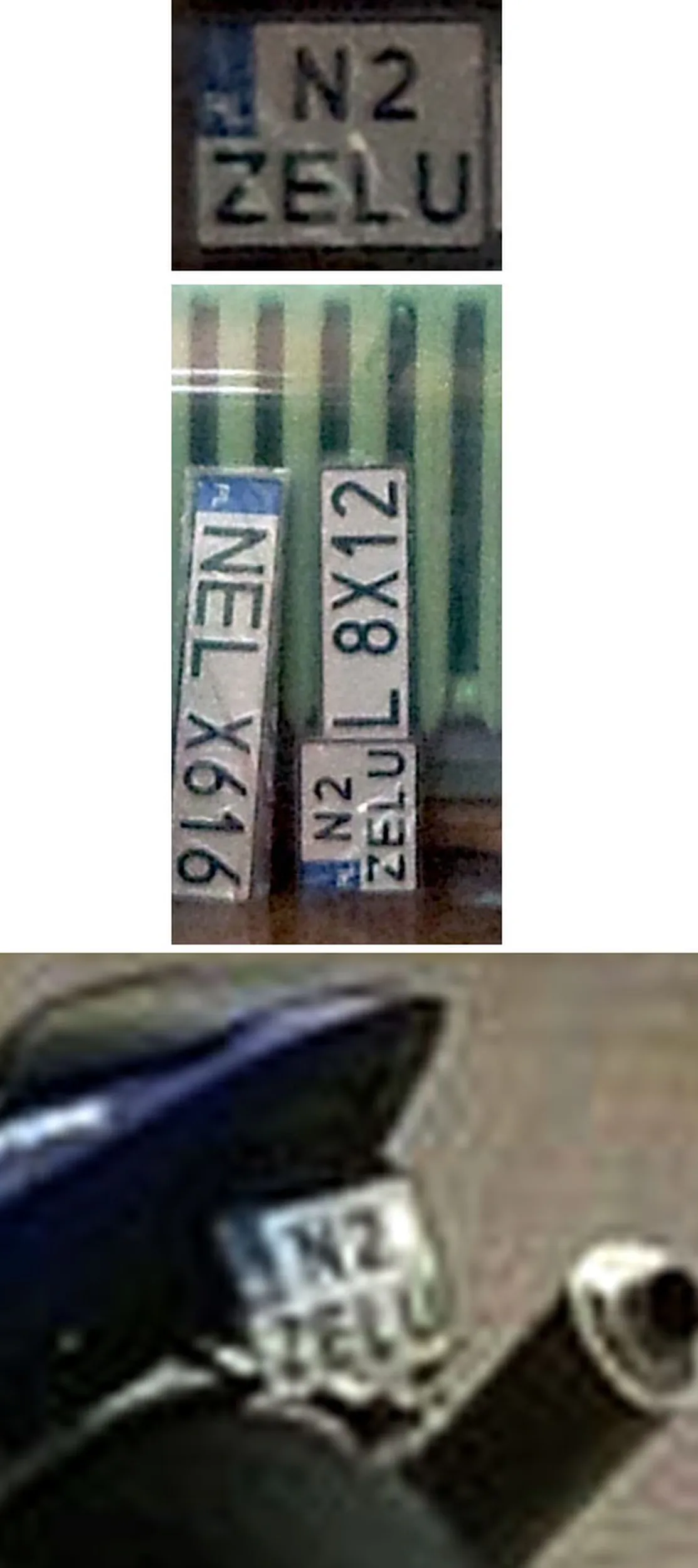 Fajny numer, blacha N2 ZELU