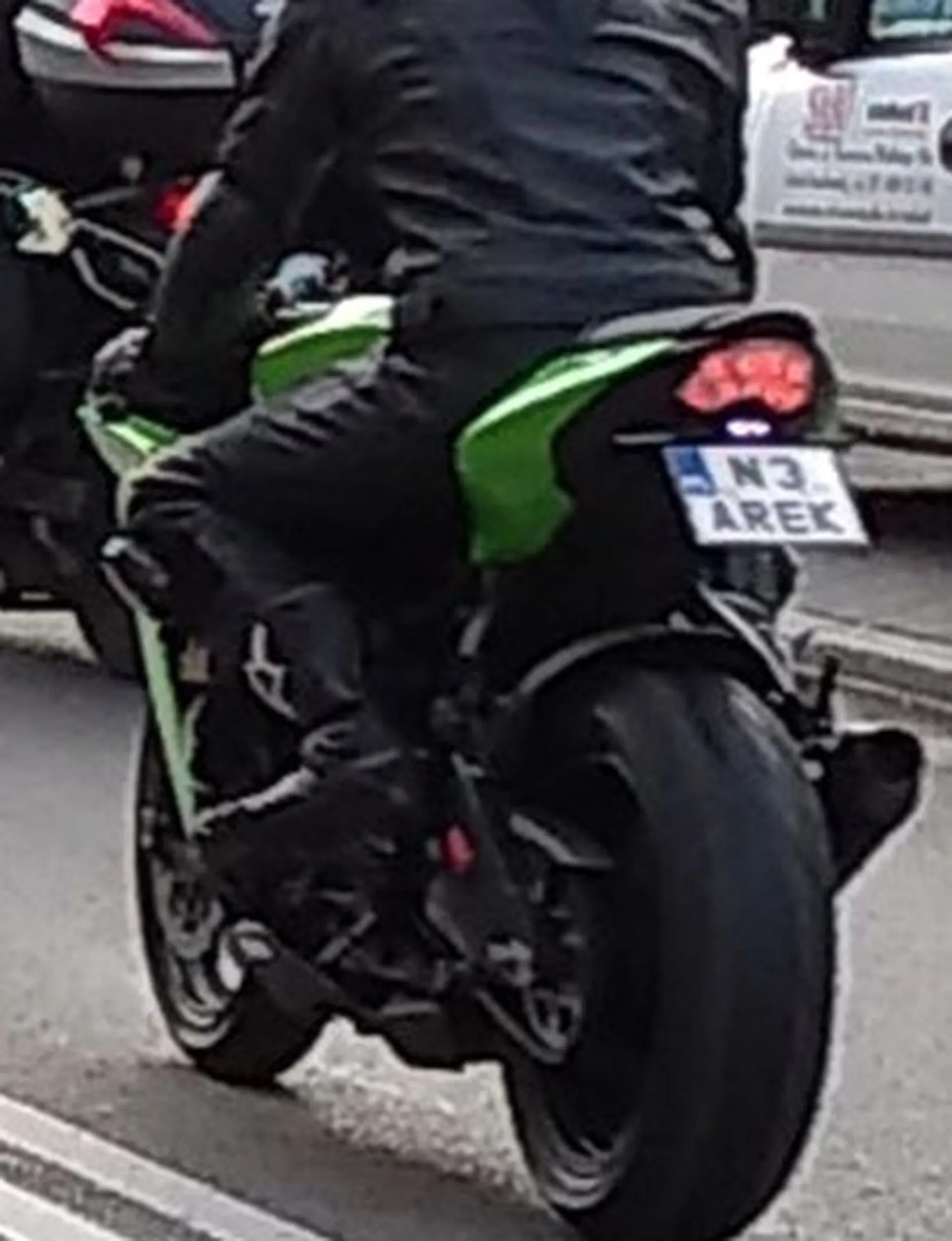 Fajny numer, blacha N3 AREK