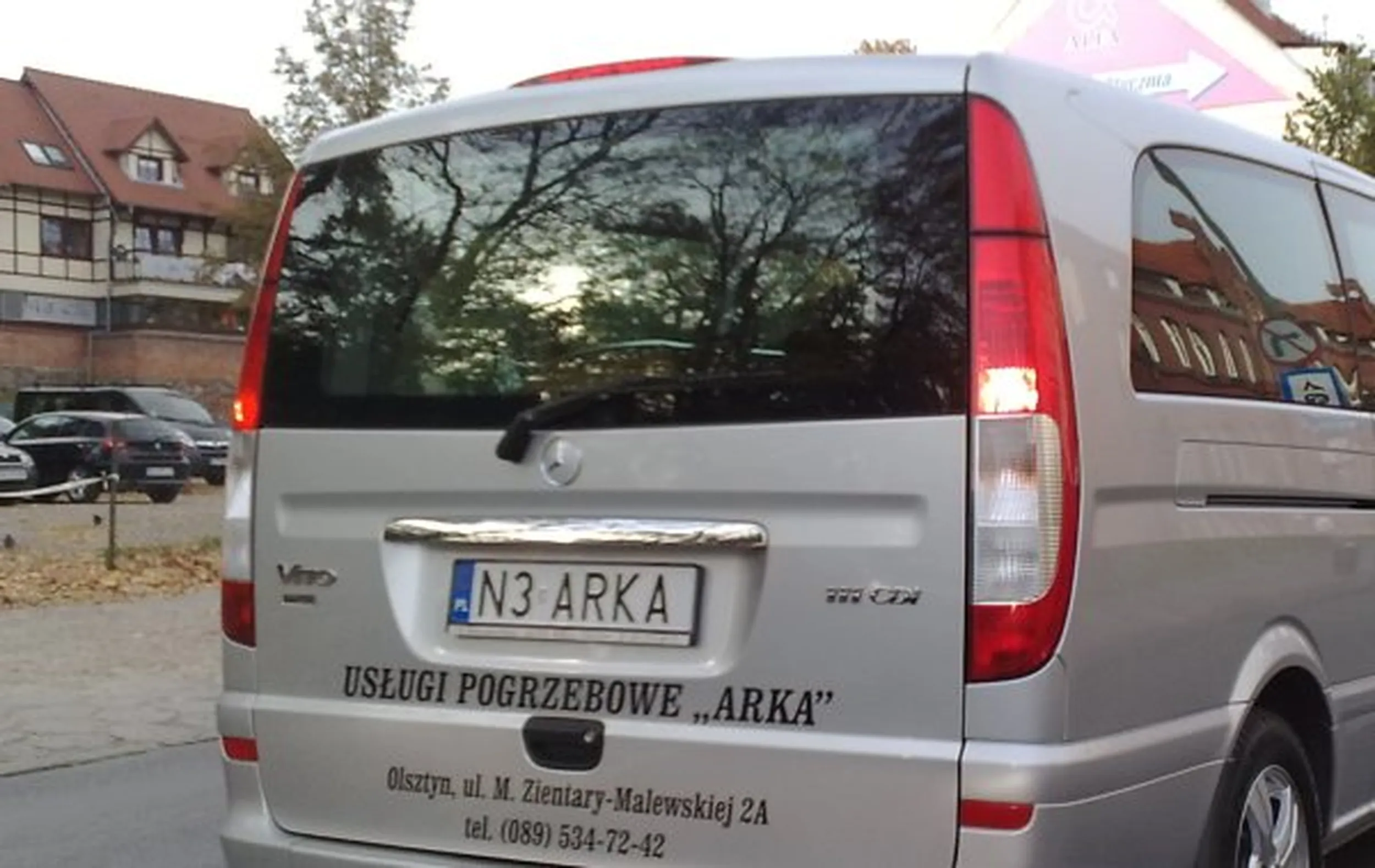 Fajny numer, blacha N3 ARKA