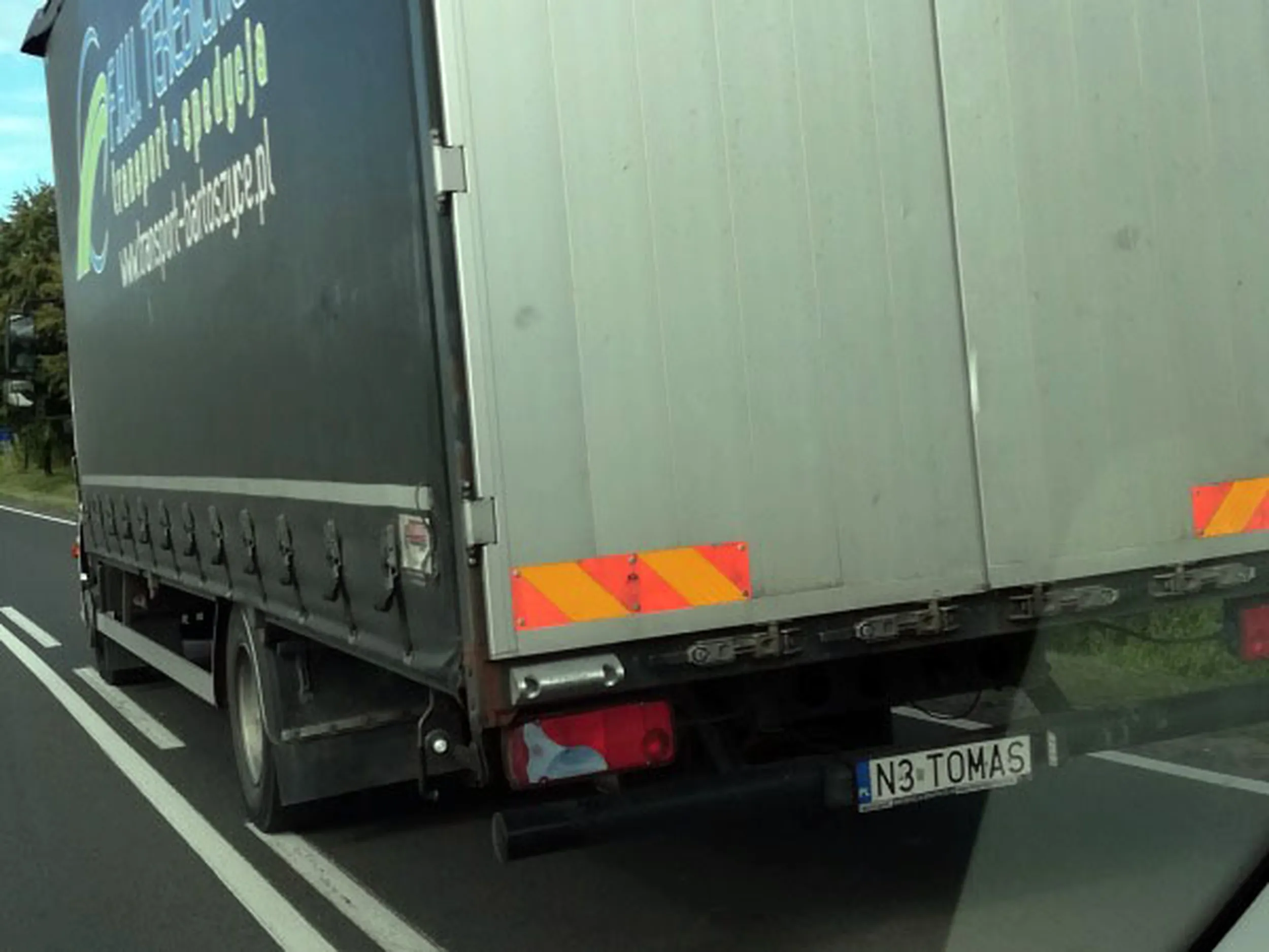 Fajny numer, blacha N3 TOMAS