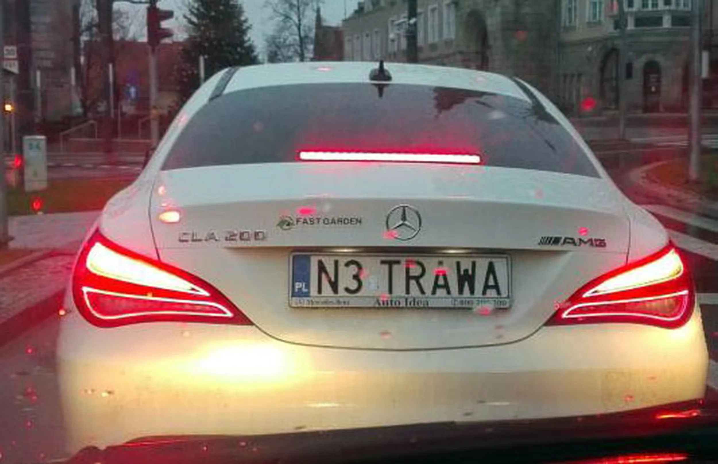 Fajny numer, blacha N3 TRAWA