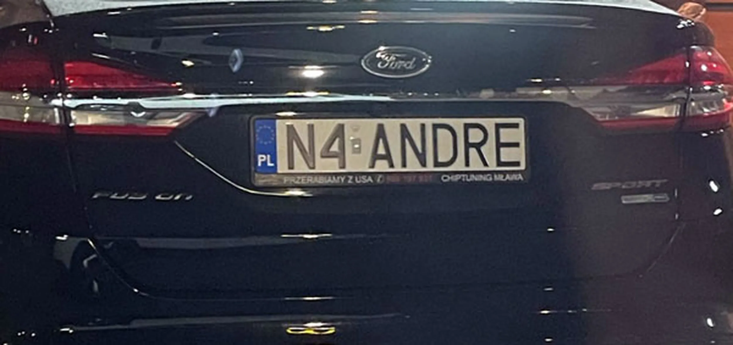 Fajny numer, blacha N4 ANDRE