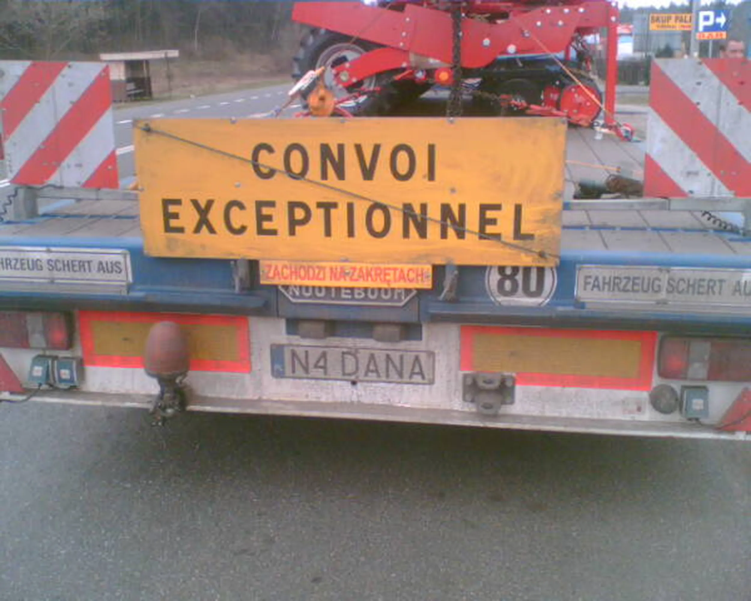 Fajny numer, blacha N4 DANA