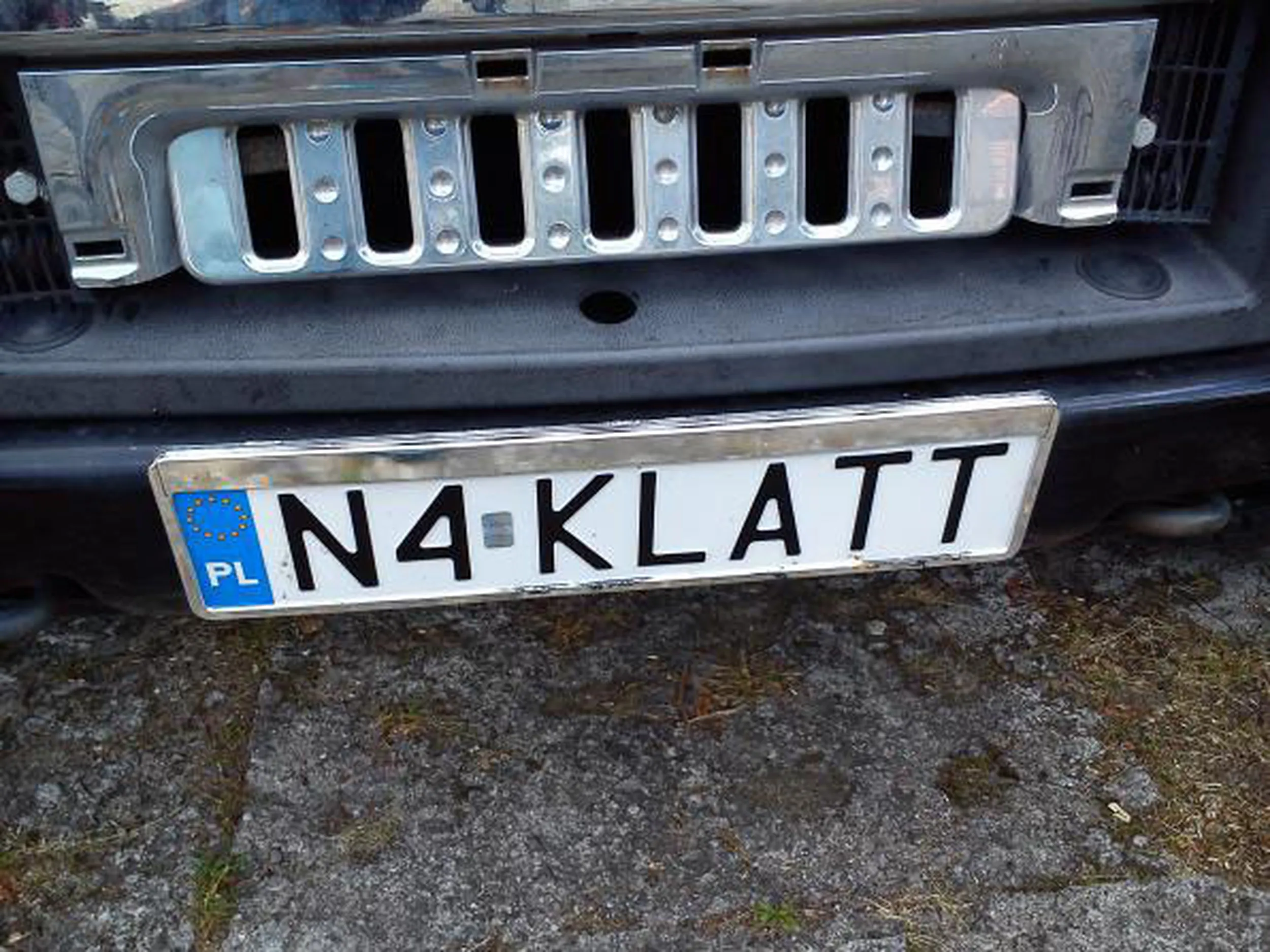 Fajny numer, blacha N4 KLATT