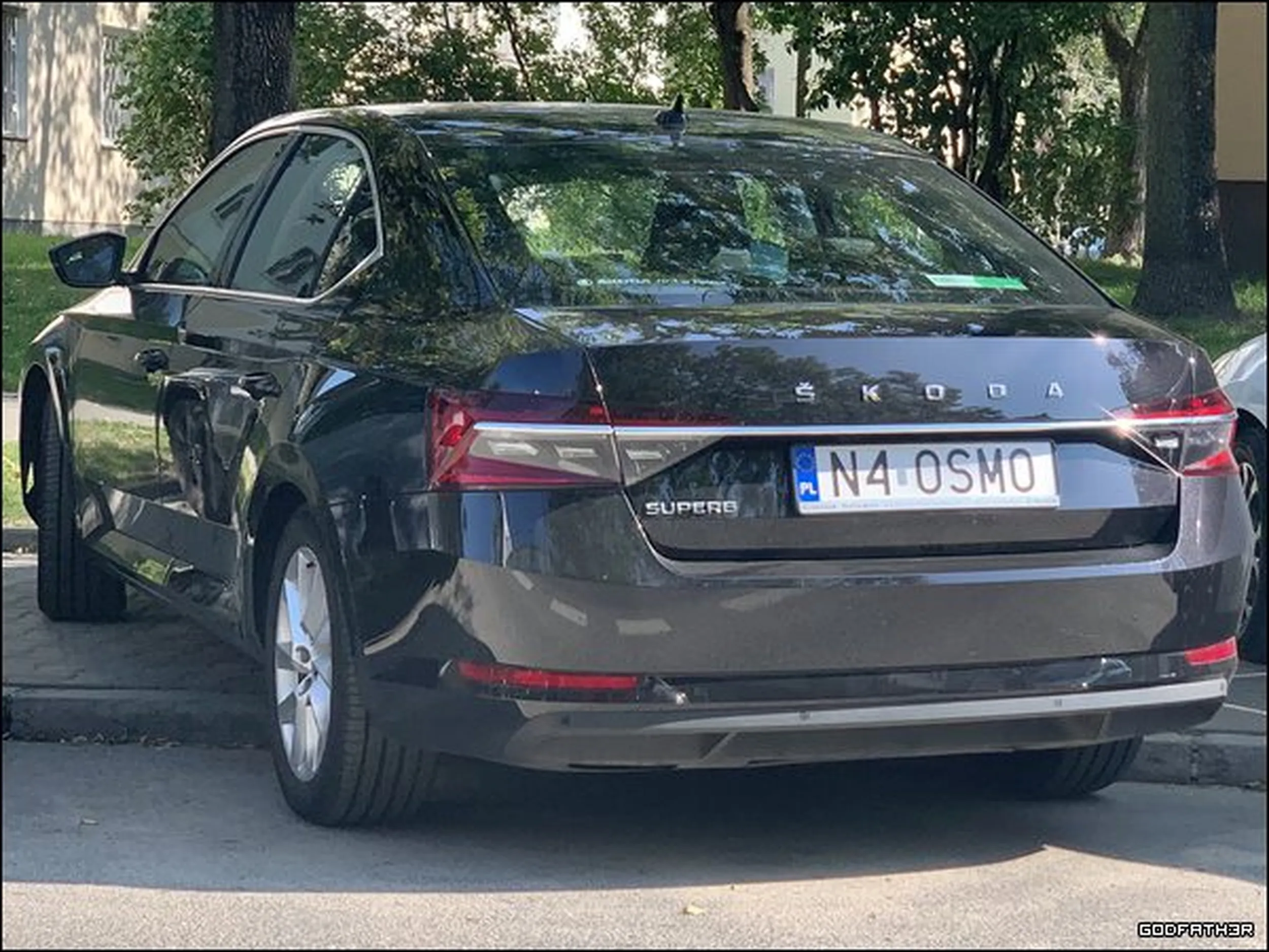 Fajny numer, blacha N4 OSMO