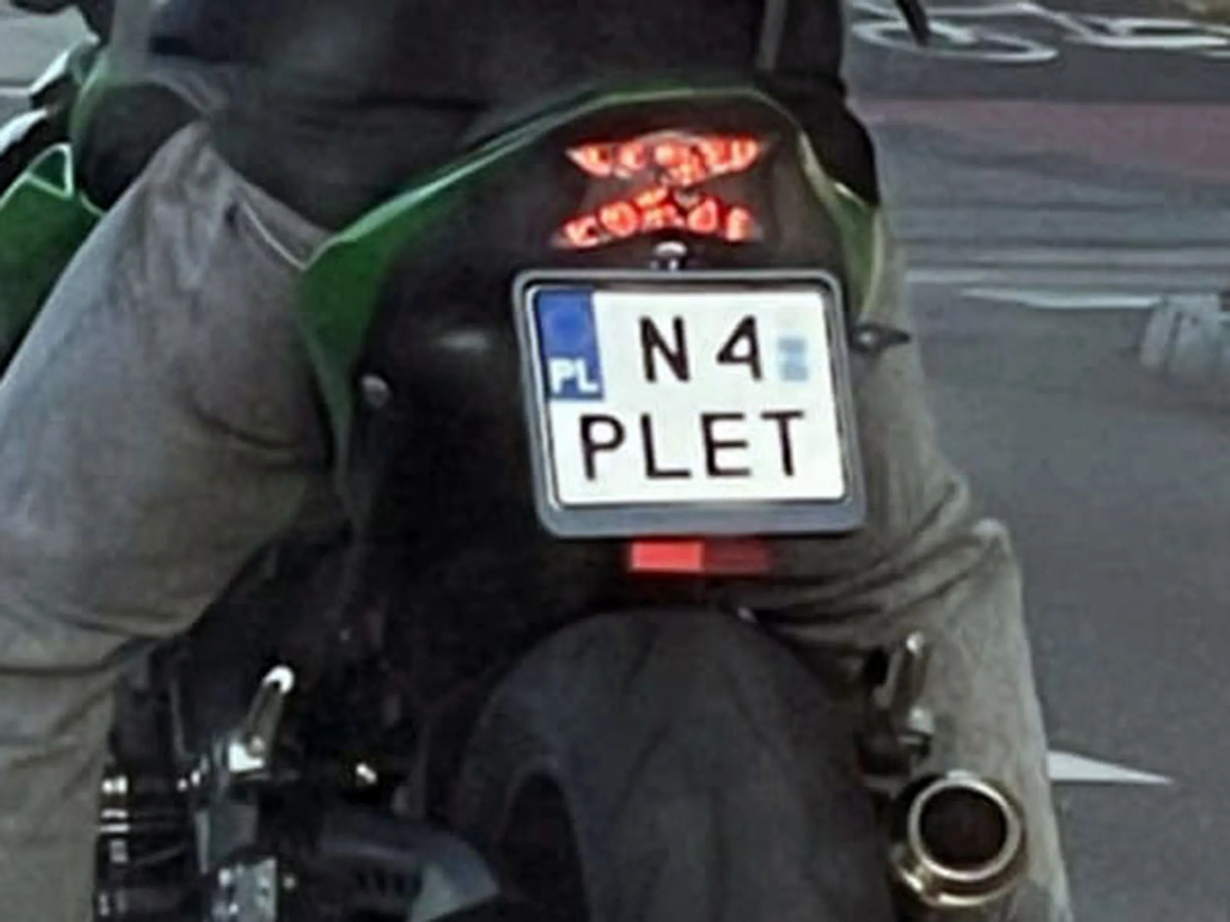 Fajny numer, blacha N4 PLET