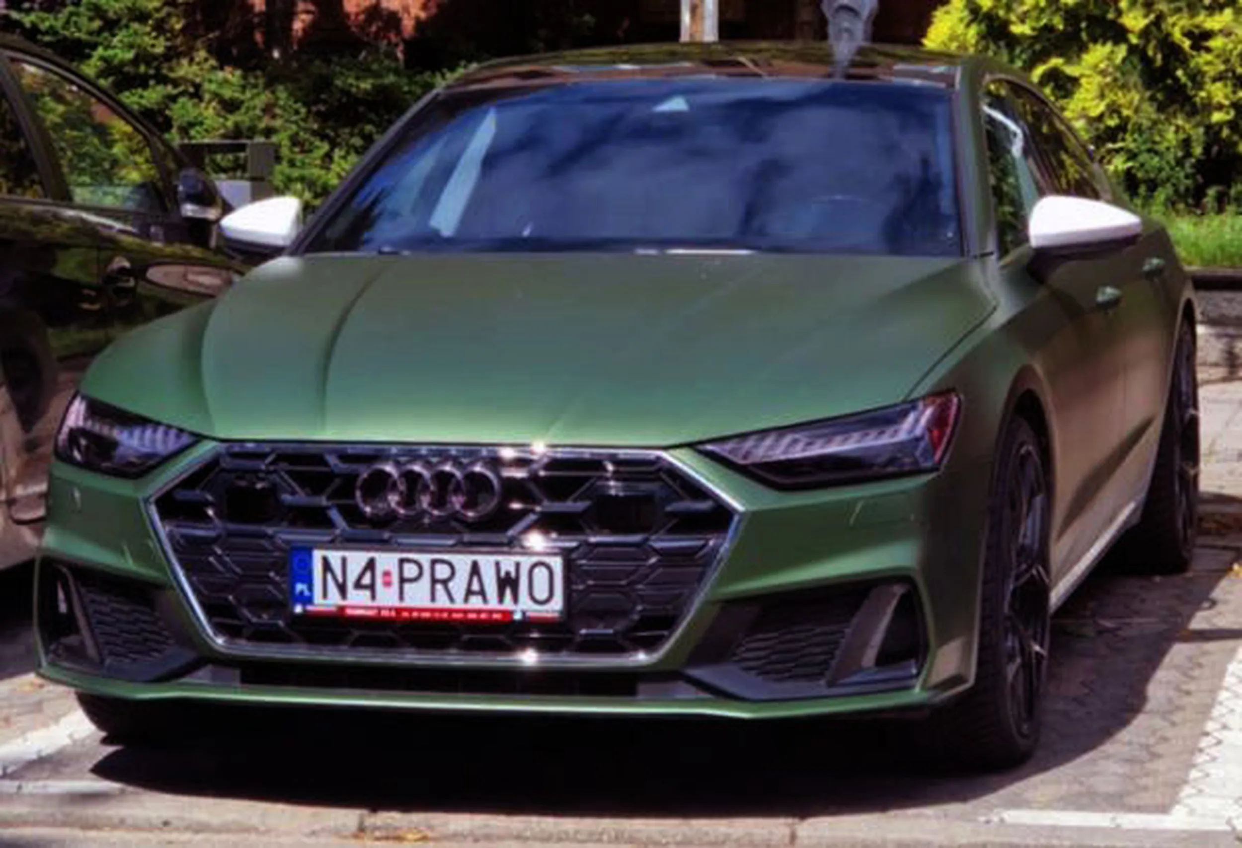 Fajny numer, blacha N4 PRAWO