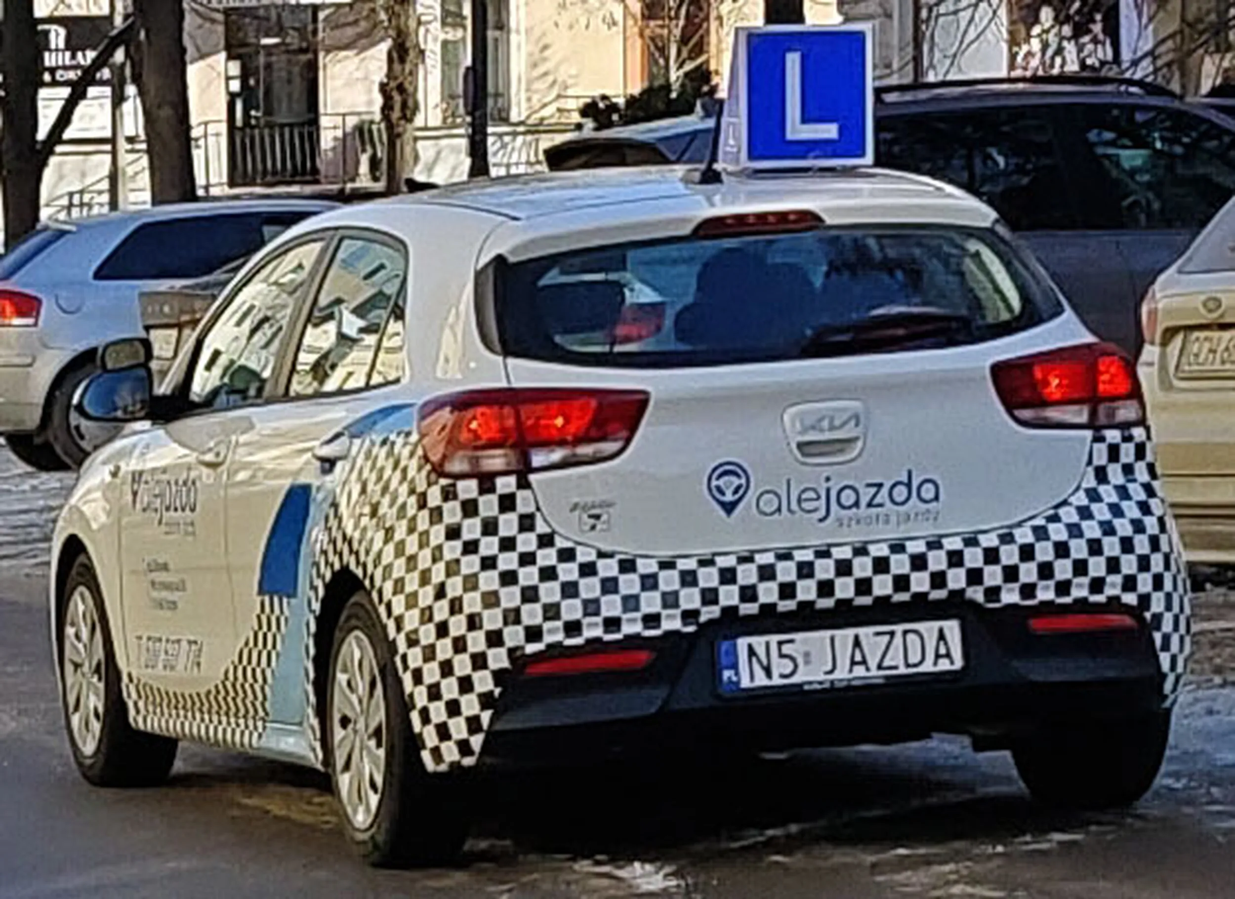 Fajny numer, blacha N5 JAZDA