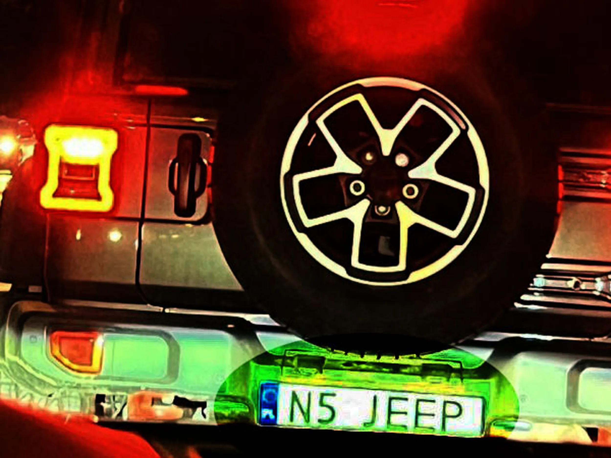 Fajny numer, blacha N5 JEEP
