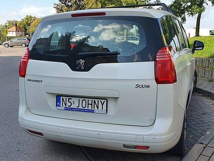 Fajny numer, blacha N5 JOHNY