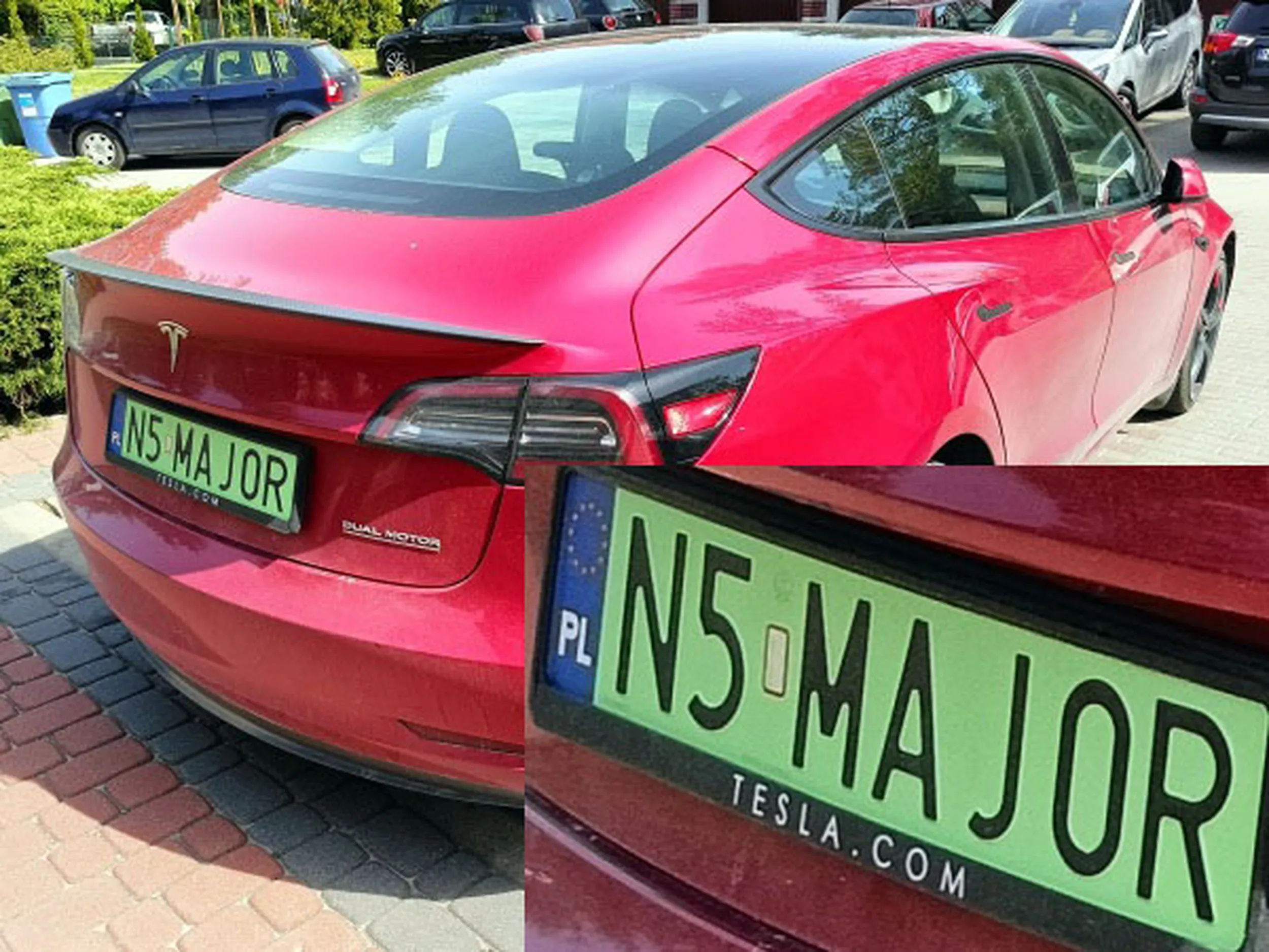 Fajny numer, blacha N5 MAJ0R