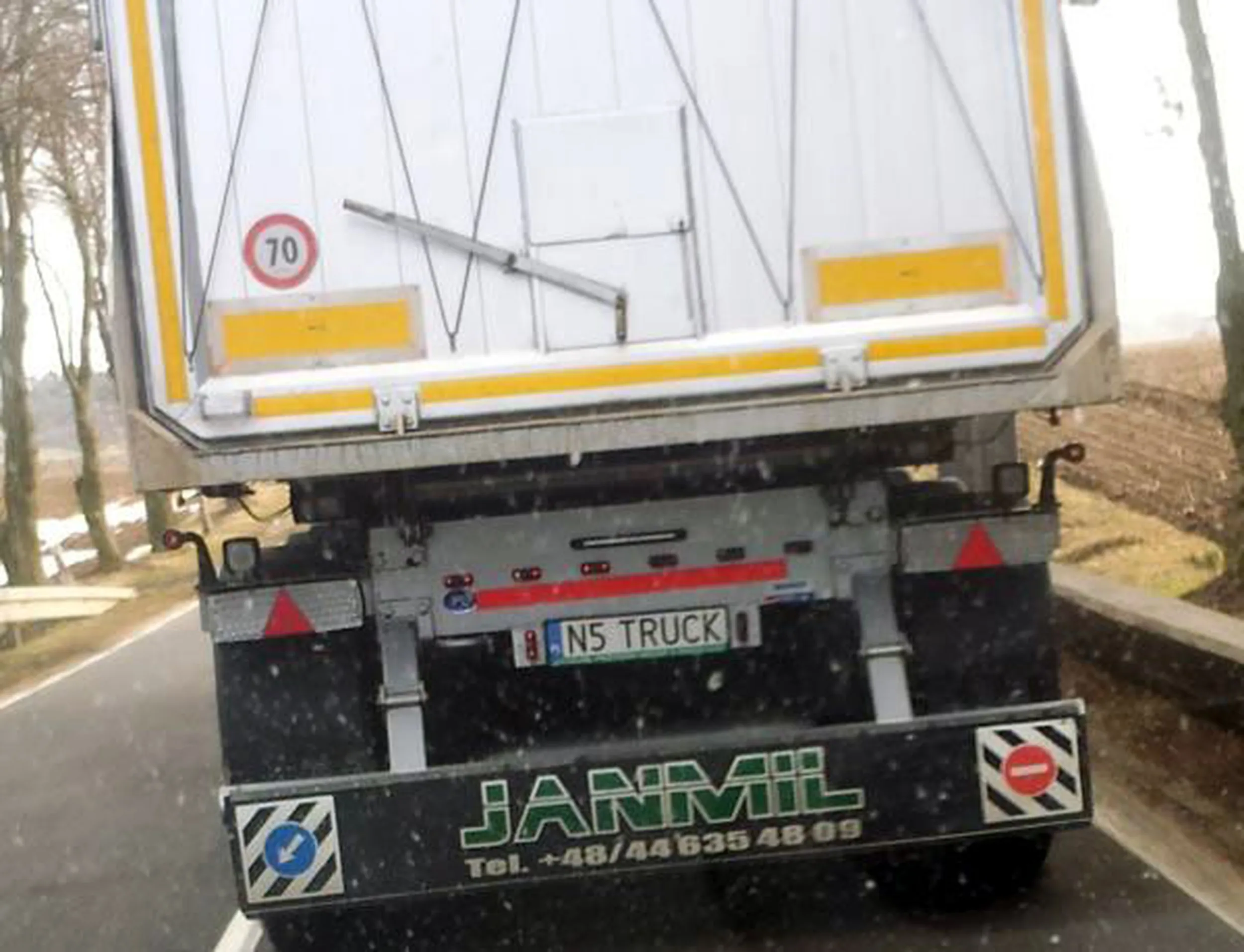 Fajny numer, blacha N5 TRUCK