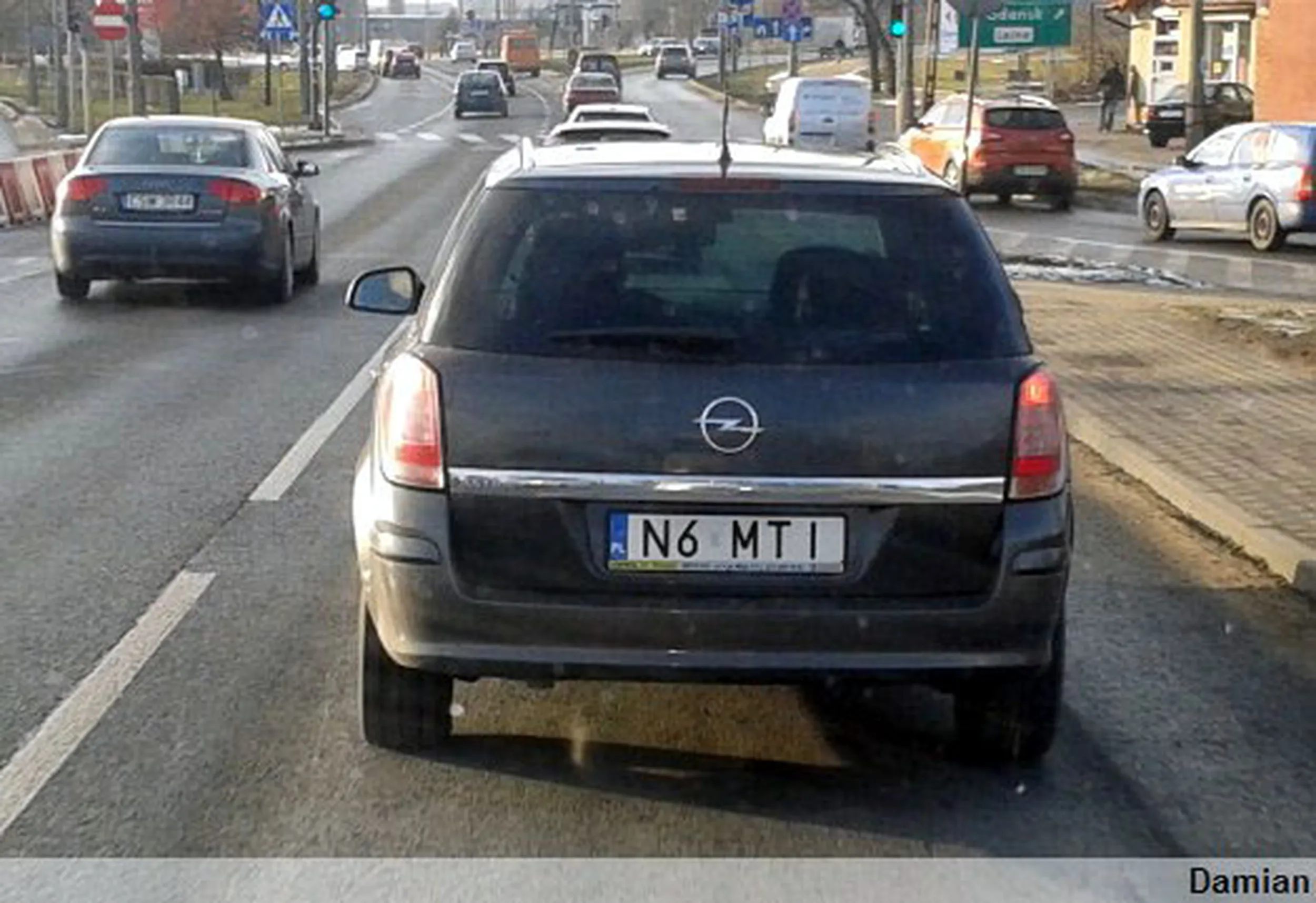 Fajny numer, blacha N6 MTI