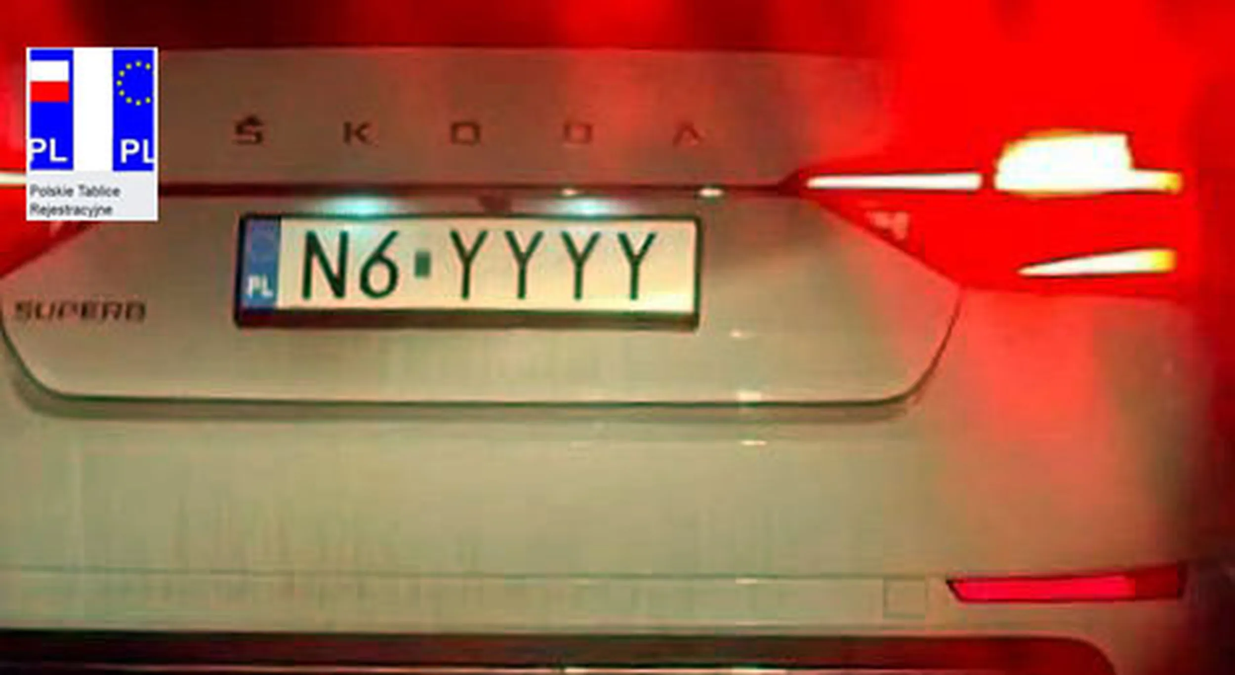 Fajny numer, blacha N6 YYYY