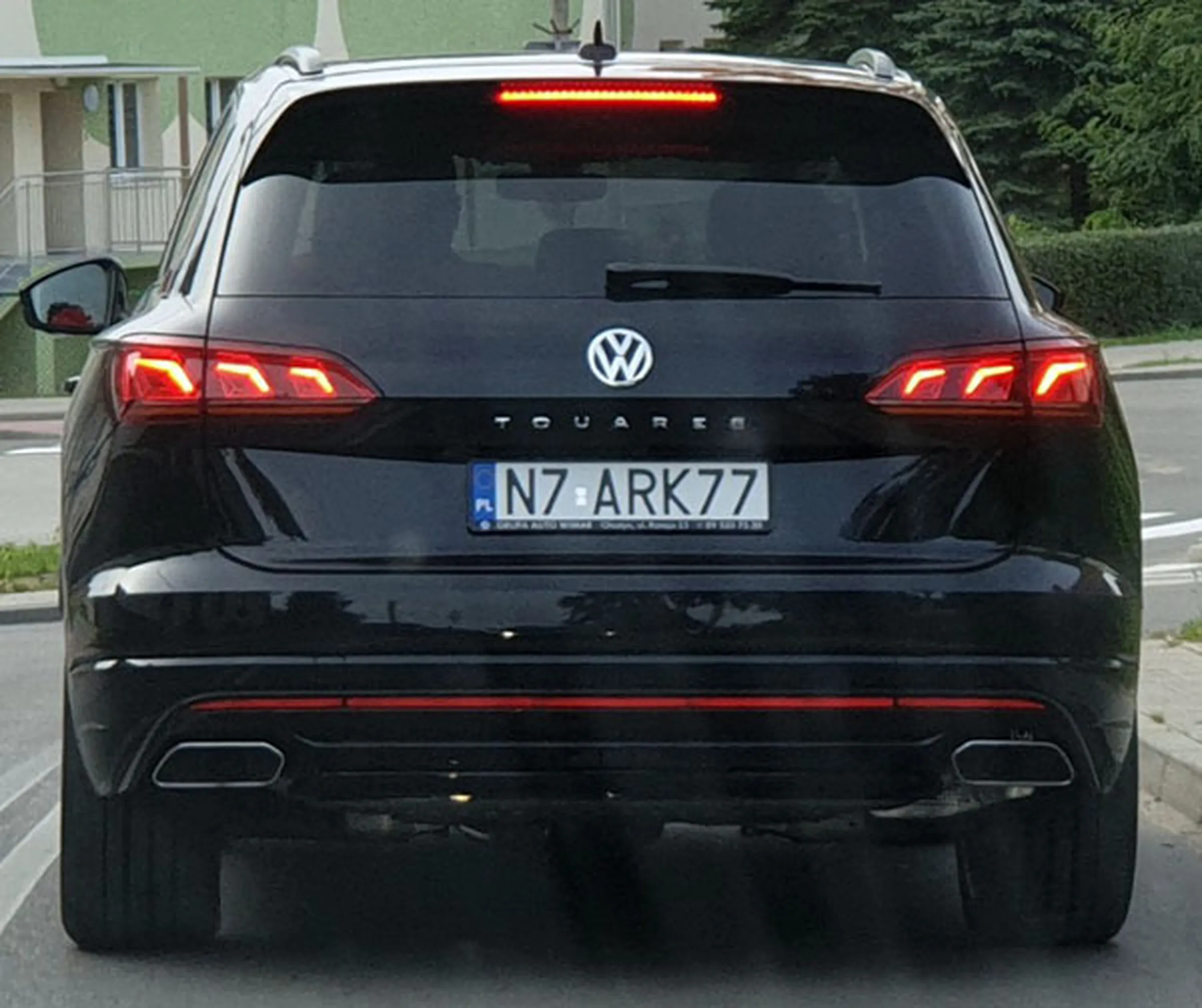 Fajny numer, blacha N7 ARK77