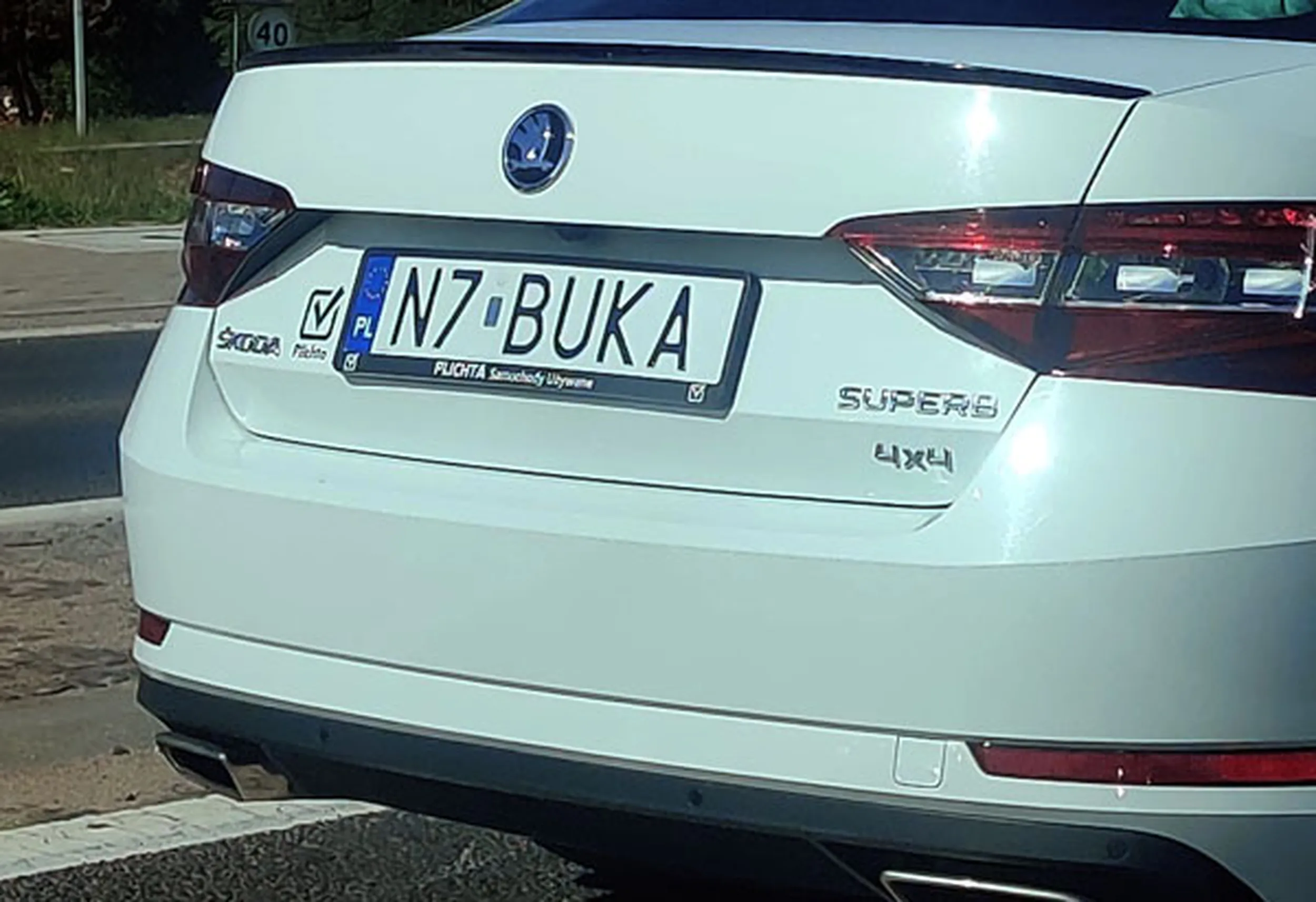 Fajny numer, blacha N7 BUKA