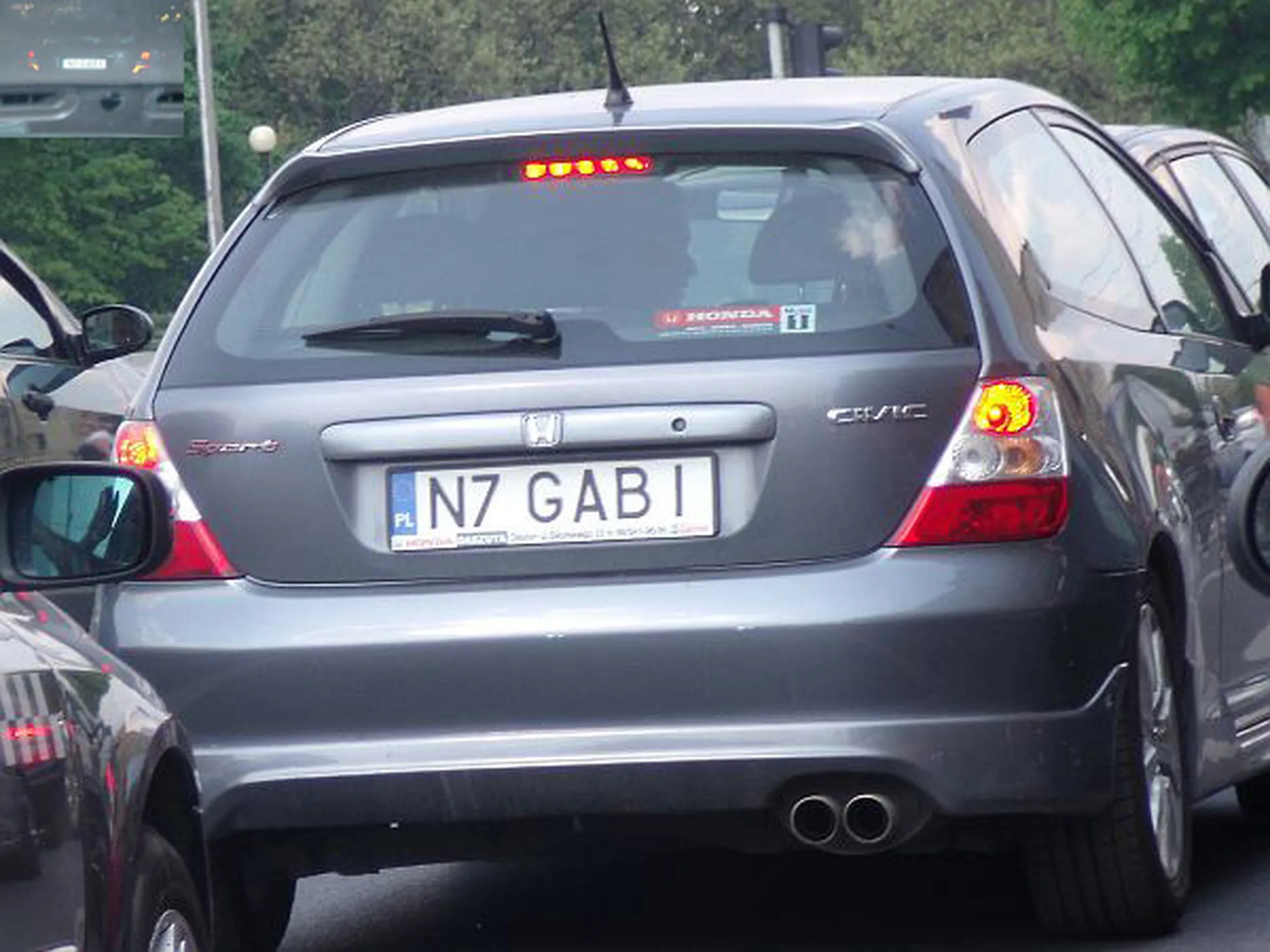 Fajny numer, blacha N7 GABI